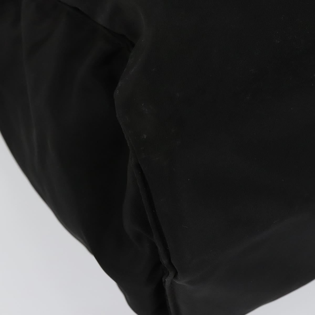 PRADA Tote Bag Nylon Black Auth bs28398