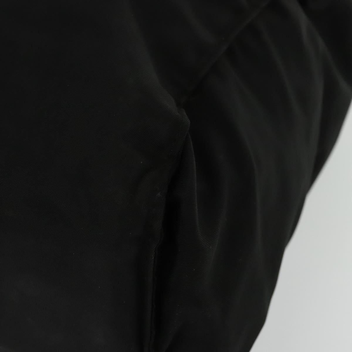 PRADA Tote Bag Nylon Black Auth bs28398