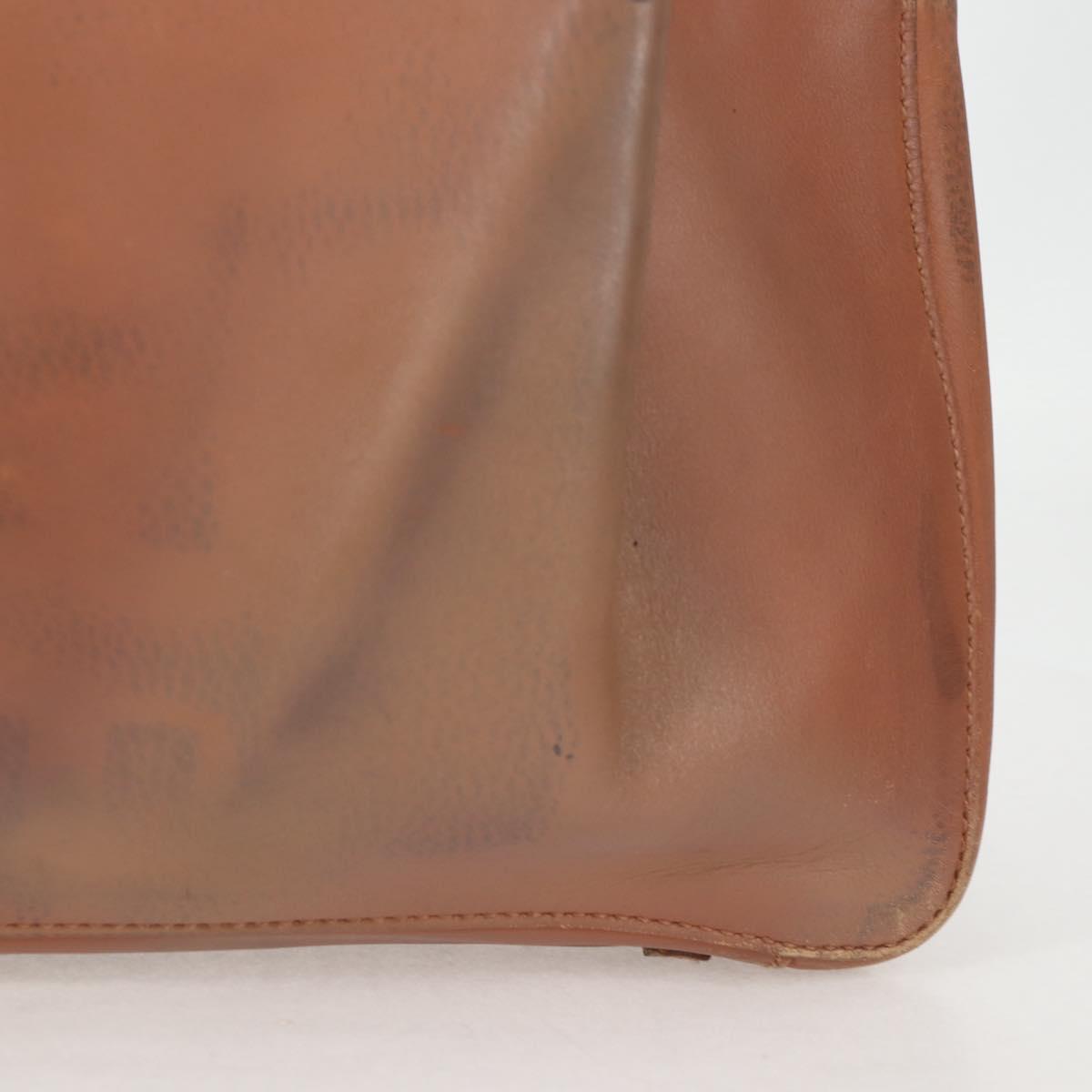 GUCCI Tote Bag Leather Beige 94898 Auth bs28450