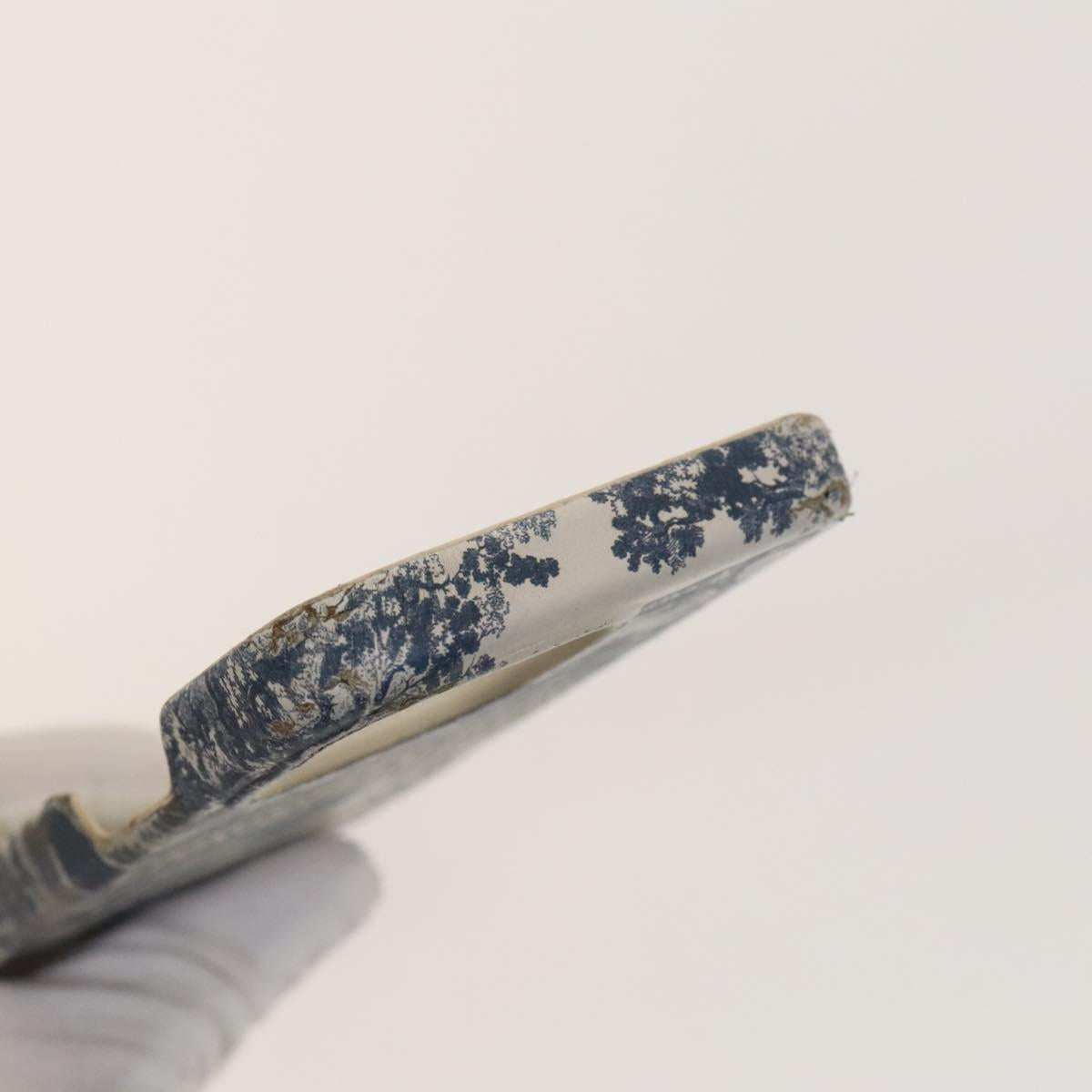 Christian Dior Trotter Canvas Wallet Leather 4Set Pink Navy Brown Auth bs28476