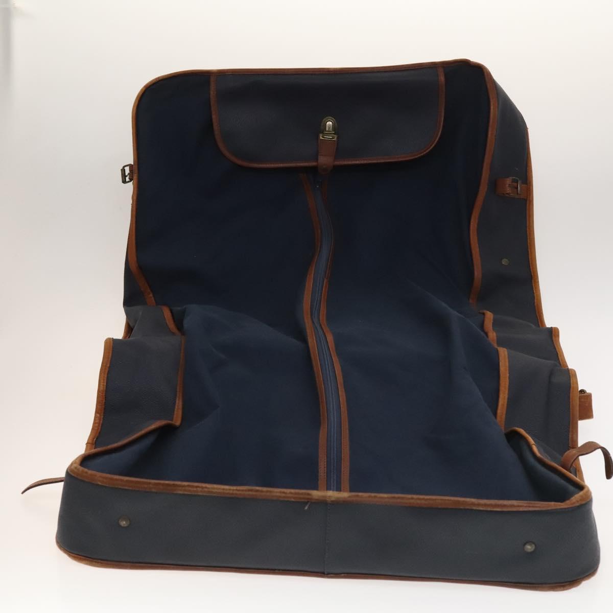 Burberrys Garment Cover Leather PVC Navy Auth bs28531