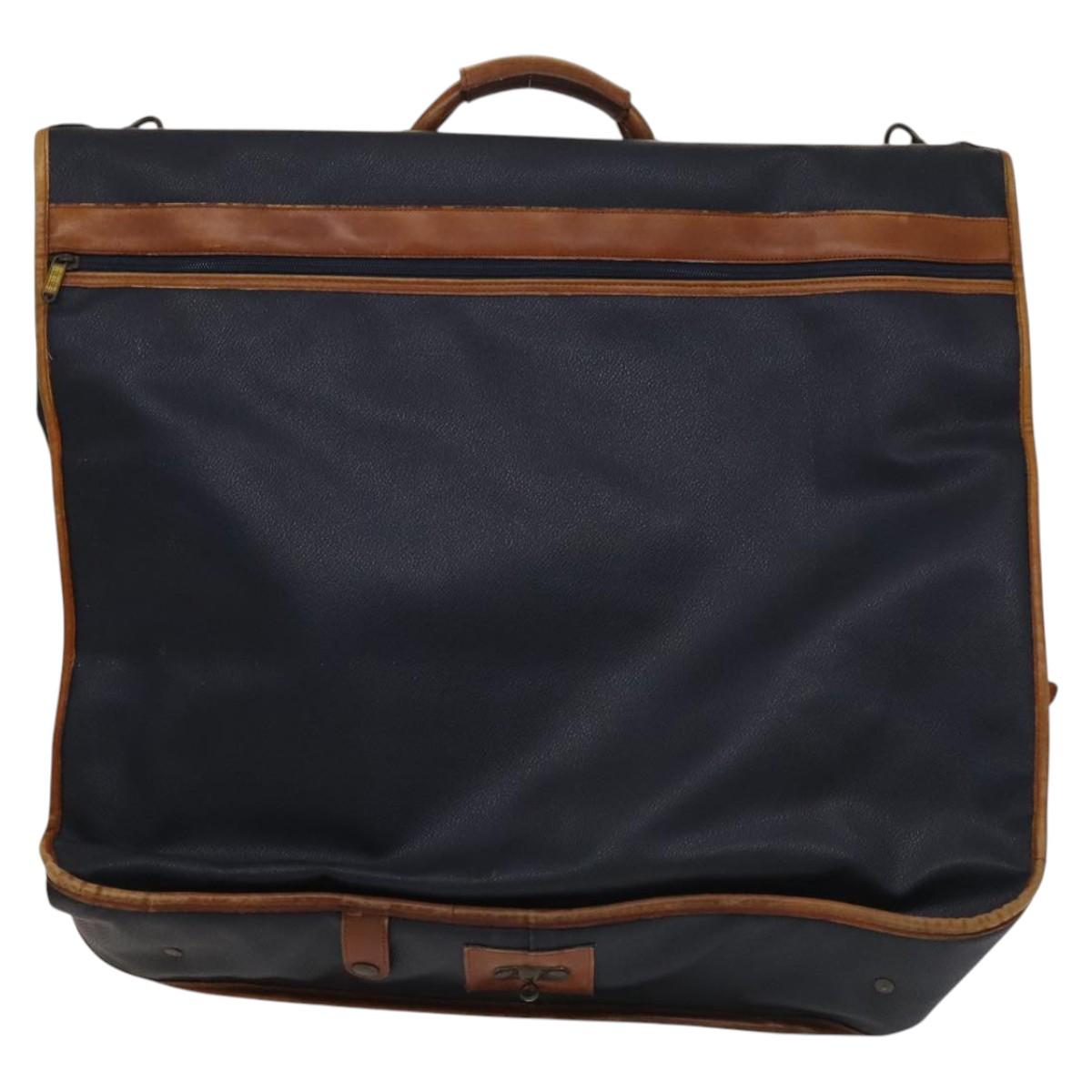 Burberrys Garment Cover Leather PVC Navy Auth bs28531