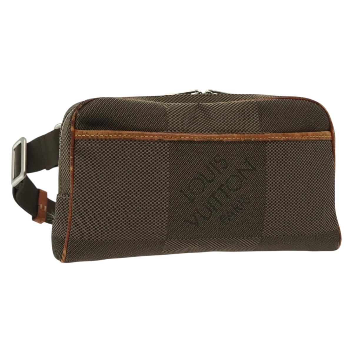 LOUIS VUITTON Damier Geant Acrobat Shoulder Bag Khaki M93619 LV Auth bs28556