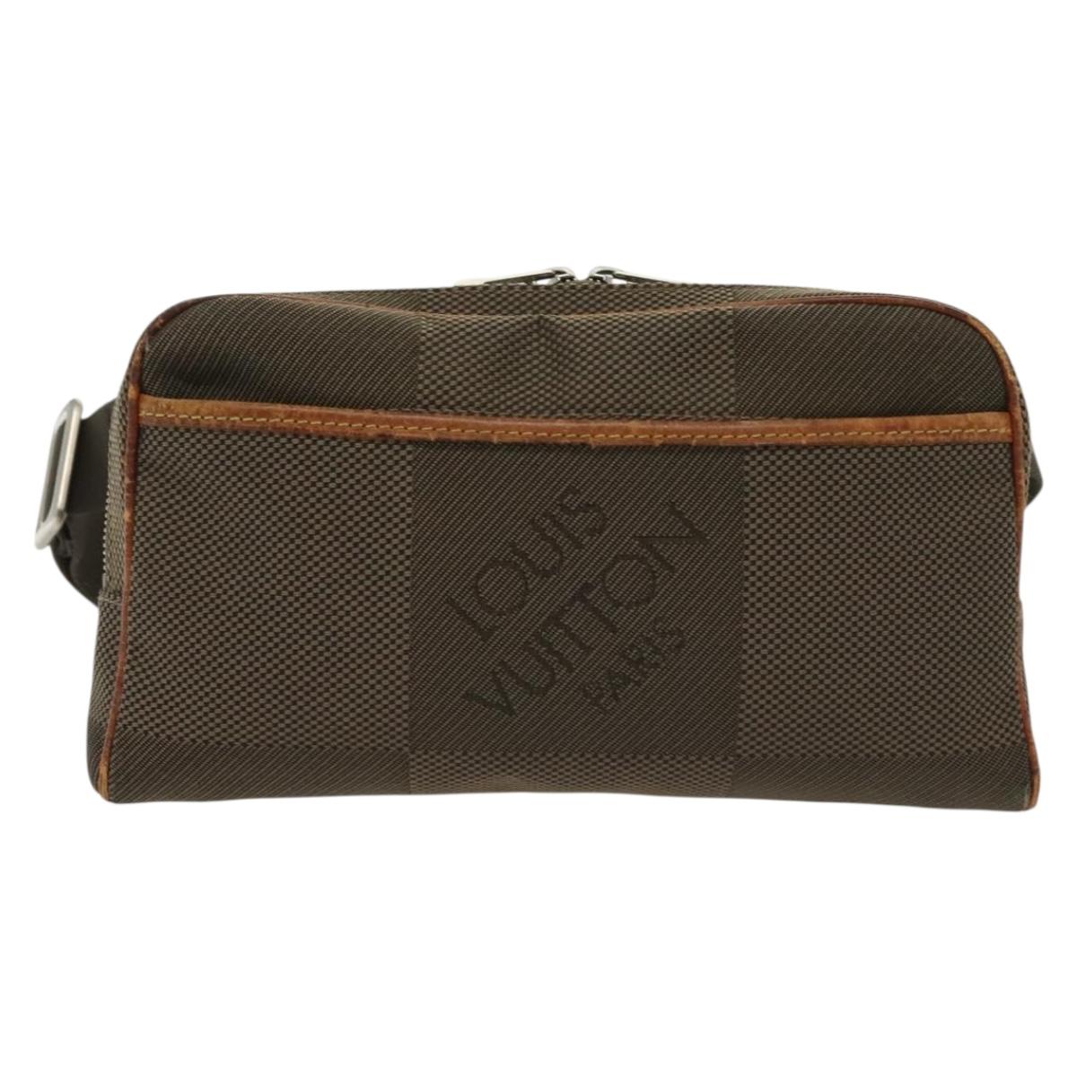 LOUIS VUITTON Damier Geant Acrobat Shoulder Bag Khaki M93619 LV Auth bs28556