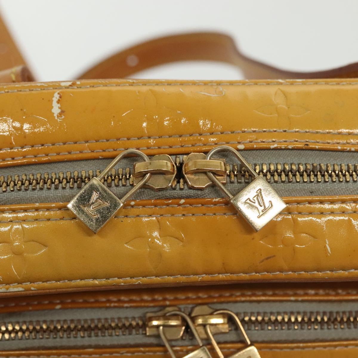 LOUIS VUITTON Monogram Vernis Marley Backpack Gris M91038 LV Auth bs28557