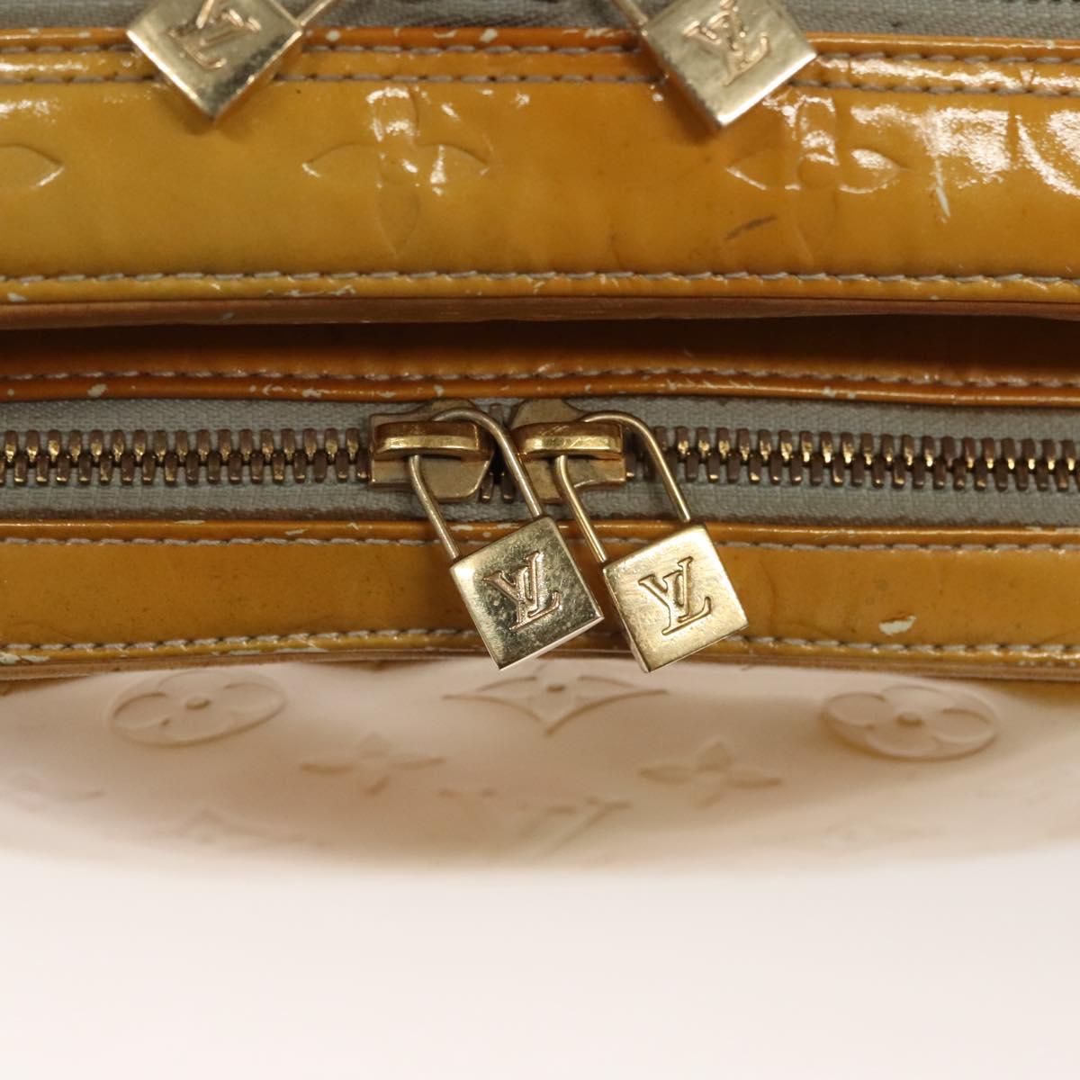 LOUIS VUITTON Monogram Vernis Marley Backpack Gris M91038 LV Auth bs28557