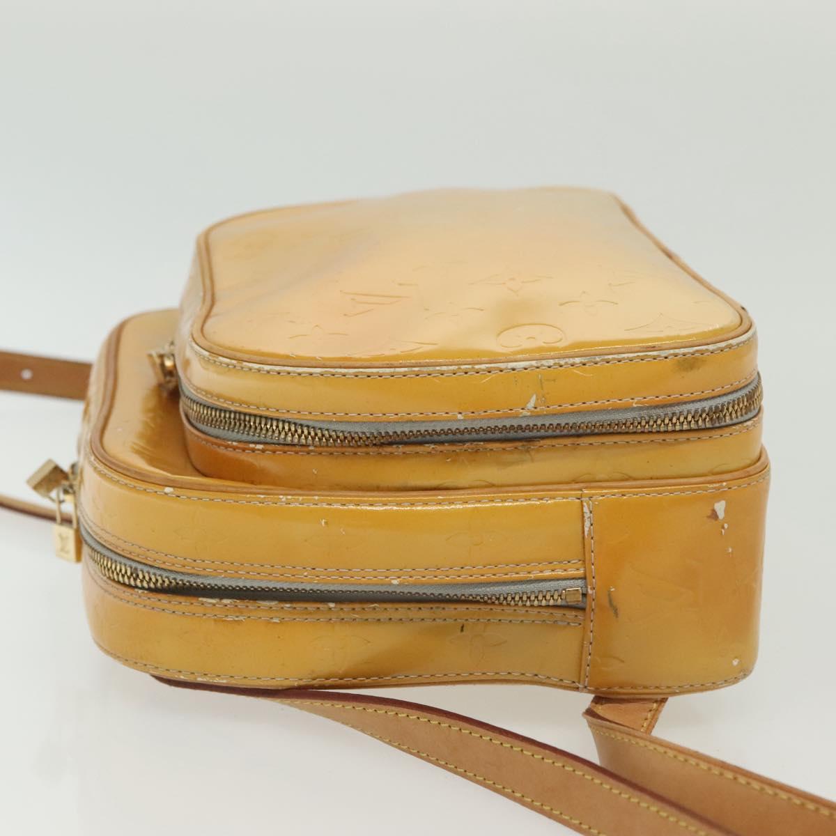 LOUIS VUITTON Monogram Vernis Marley Backpack Gris M91038 LV Auth bs28557