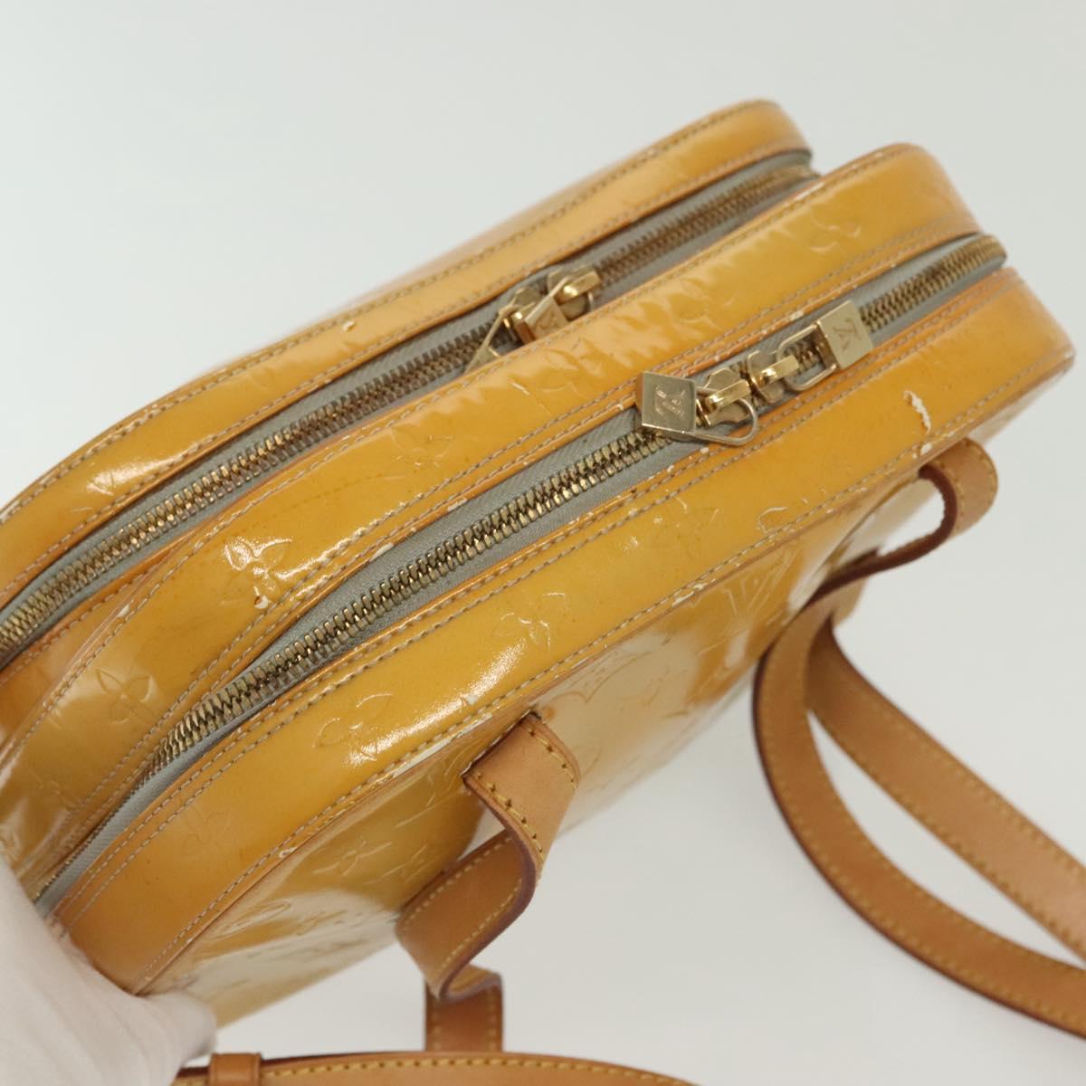 LOUIS VUITTON Monogram Vernis Marley Backpack Gris M91038 LV Auth bs28557