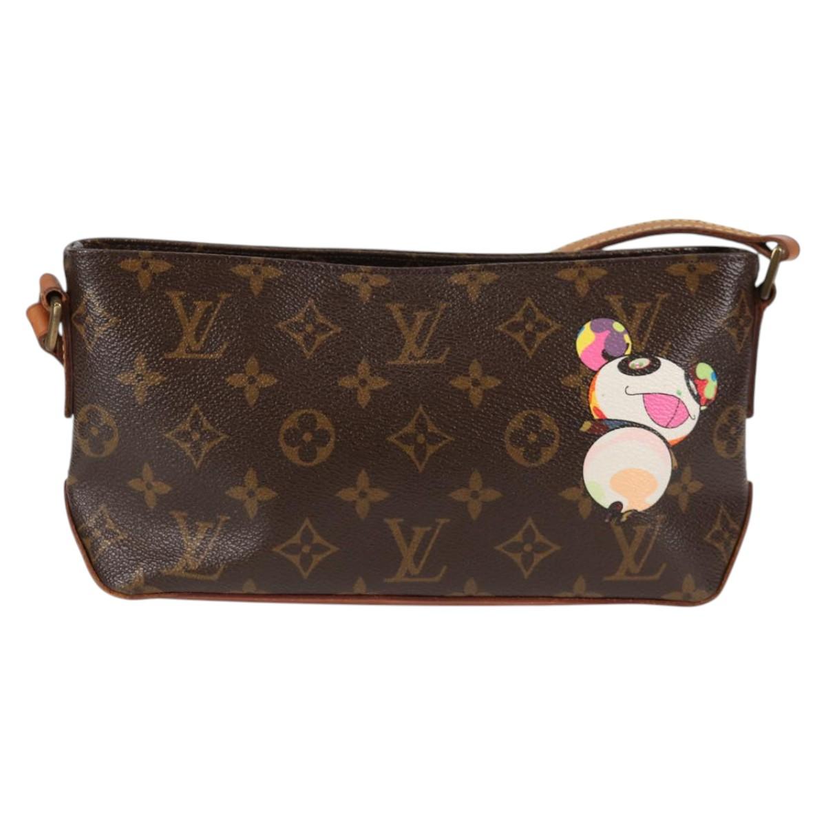 LOUIS VUITTON Monogram Panda Trotteur Shoulder Bag M51241 LV Auth bs28563V