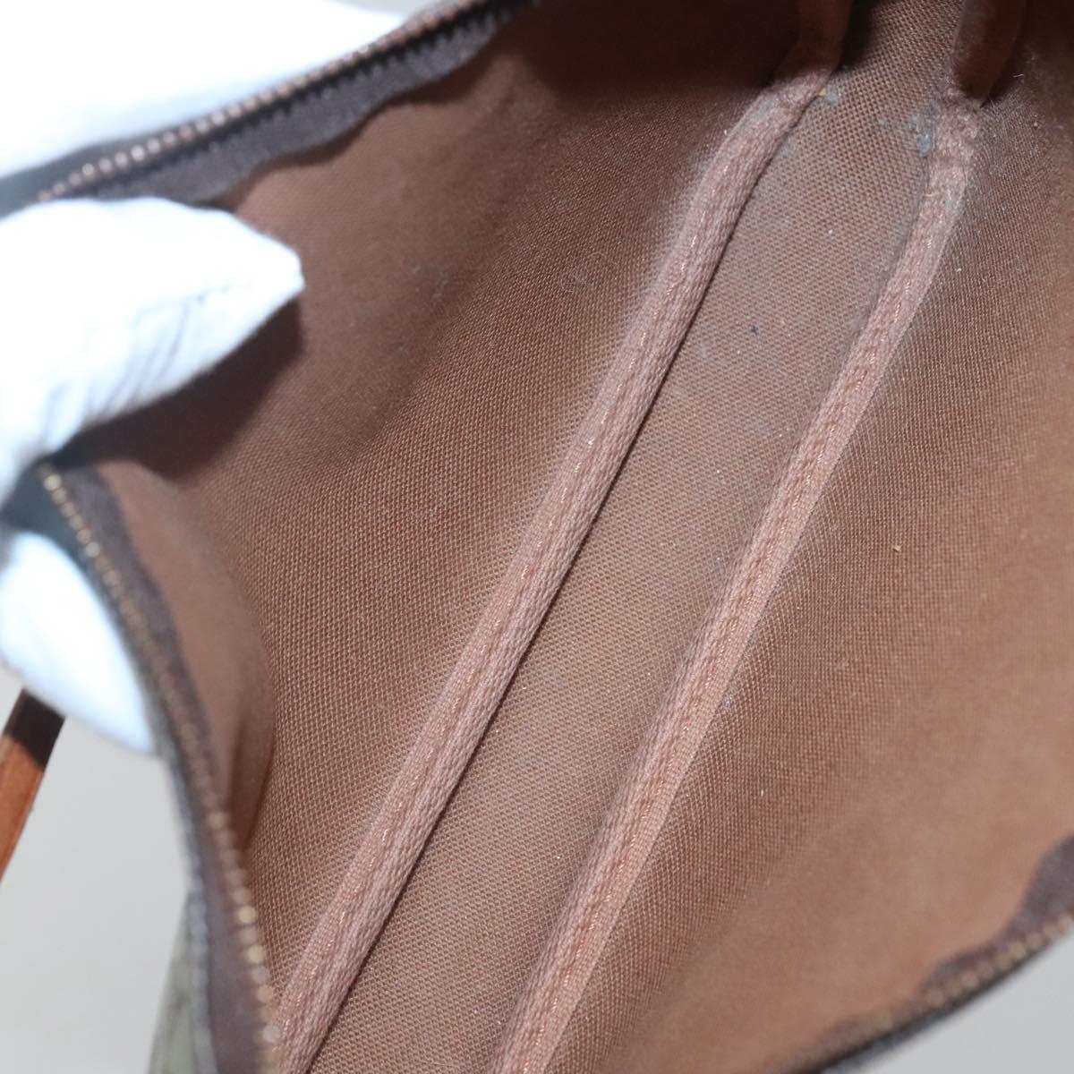 LOUIS VUITTON Graffiti Pochette Accessoires Pouch Khaki M92191 LV Auth bs28566