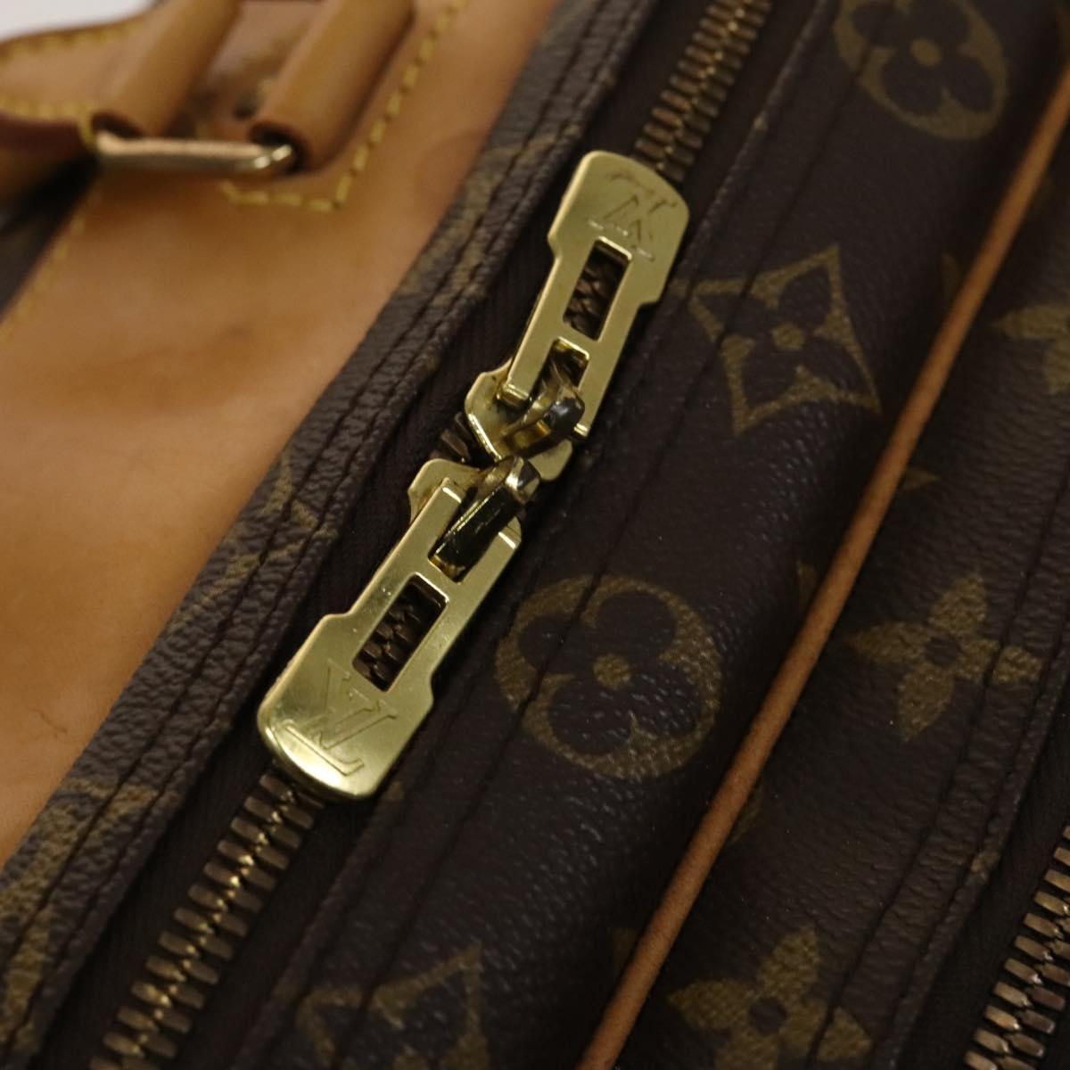 LOUIS VUITTON Monogram Alize de Poche Boston Bag 2way M41392 LV Auth bs28583
