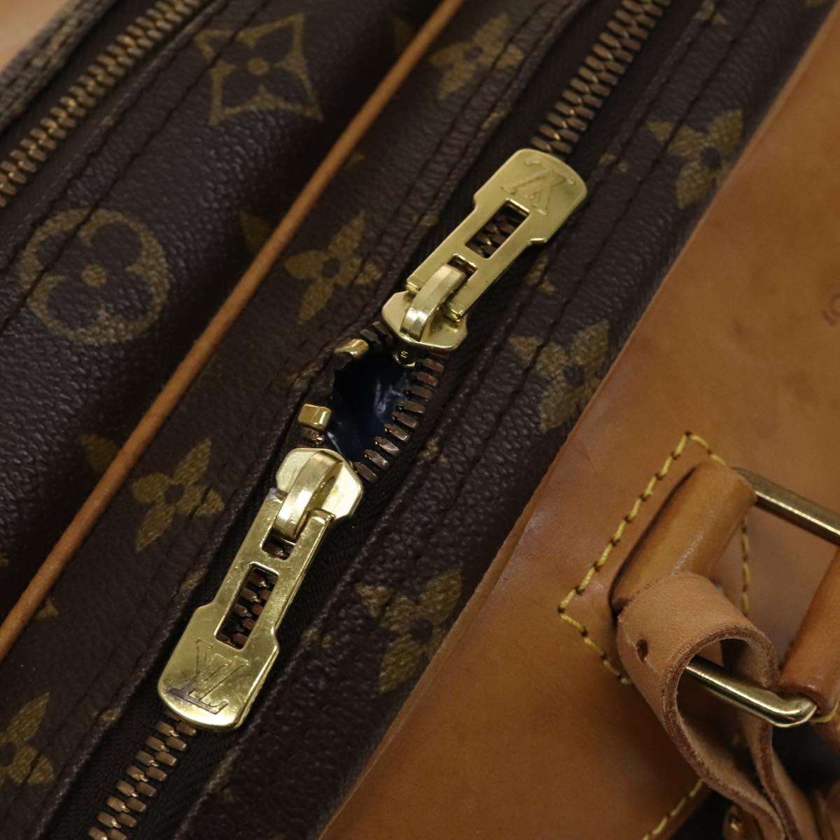 LOUIS VUITTON Monogram Alize de Poche Boston Bag 2way M41392 LV Auth bs28583