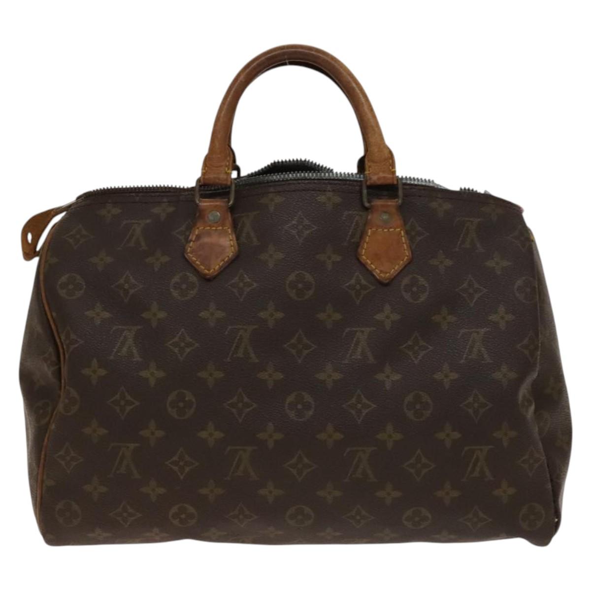 LOUIS VUITTON Monogram Speedy 30 Hand Bag M41526 LV Auth bs28597