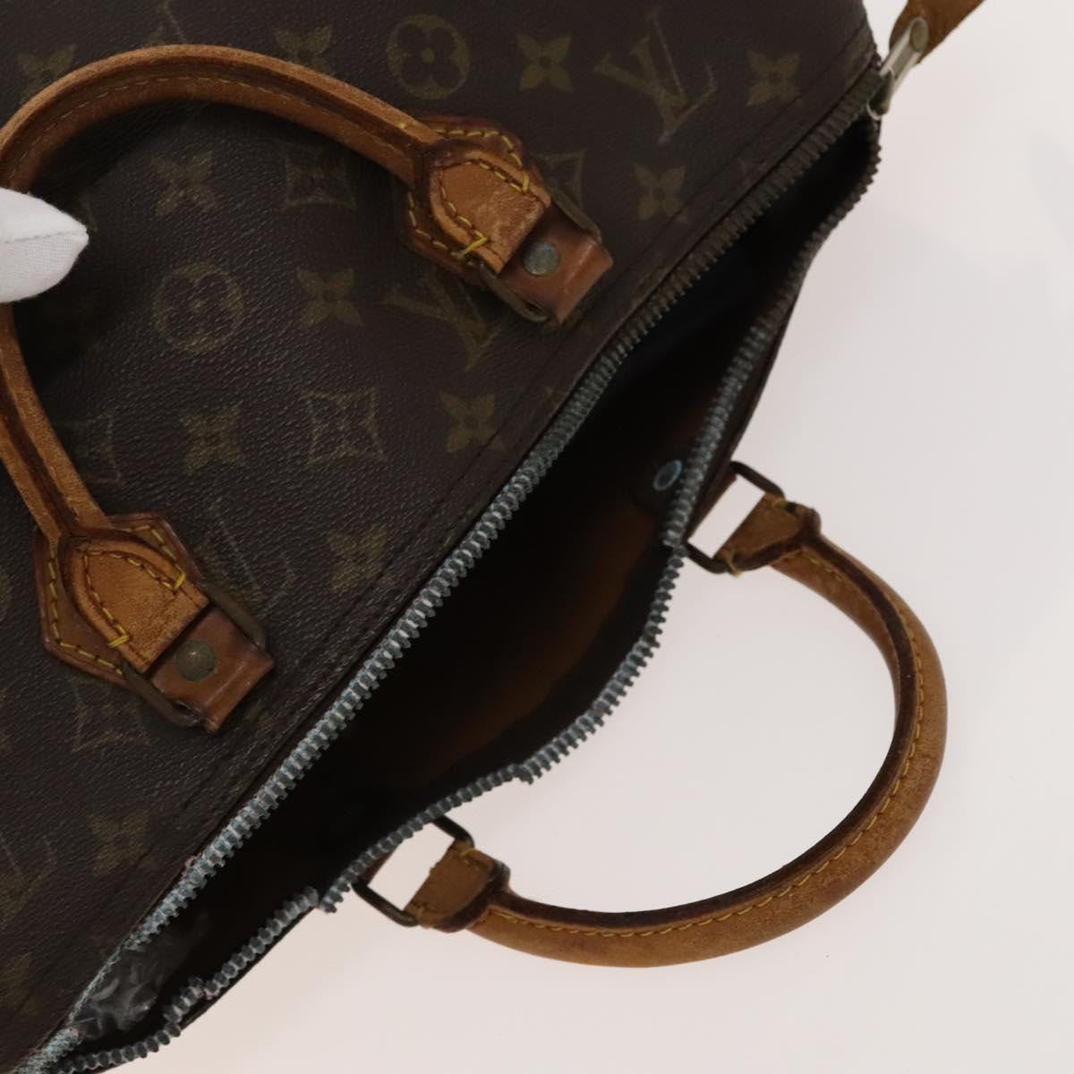 LOUIS VUITTON Monogram Speedy 30 Hand Bag M41526 LV Auth bs28597