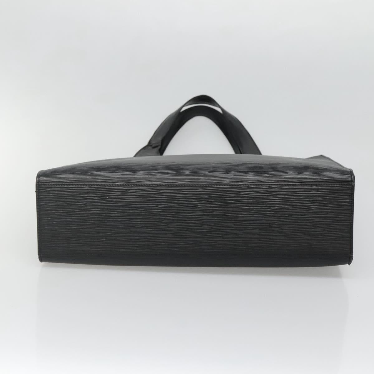 LOUIS VUITTON Epi Gemeaux Tote Bag Black M52452 LV Auth bs28603