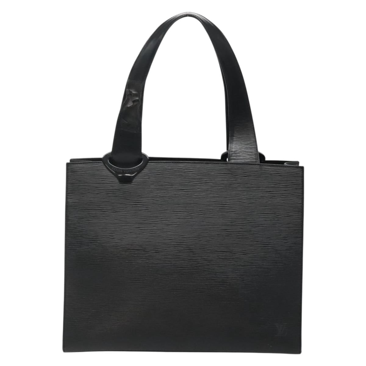 LOUIS VUITTON Epi Gemeaux Tote Bag Black M52452 LV Auth bs28603