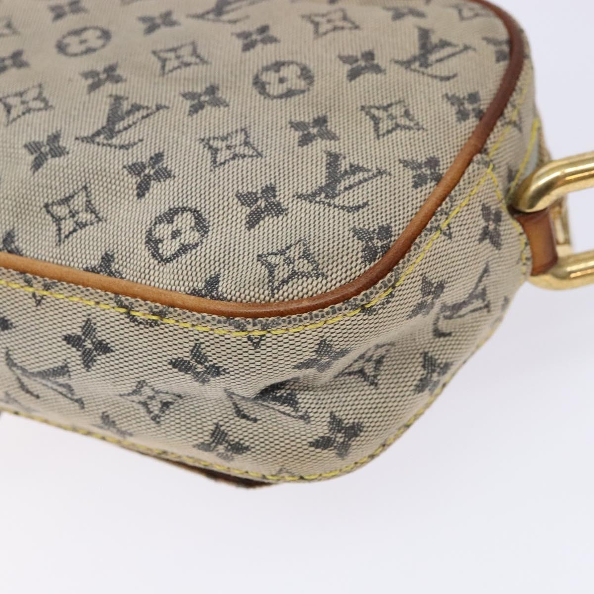 LOUIS VUITTON Monogram Mini Juliet MM Shoulder Bag Blue M92004 LV Auth bs28619