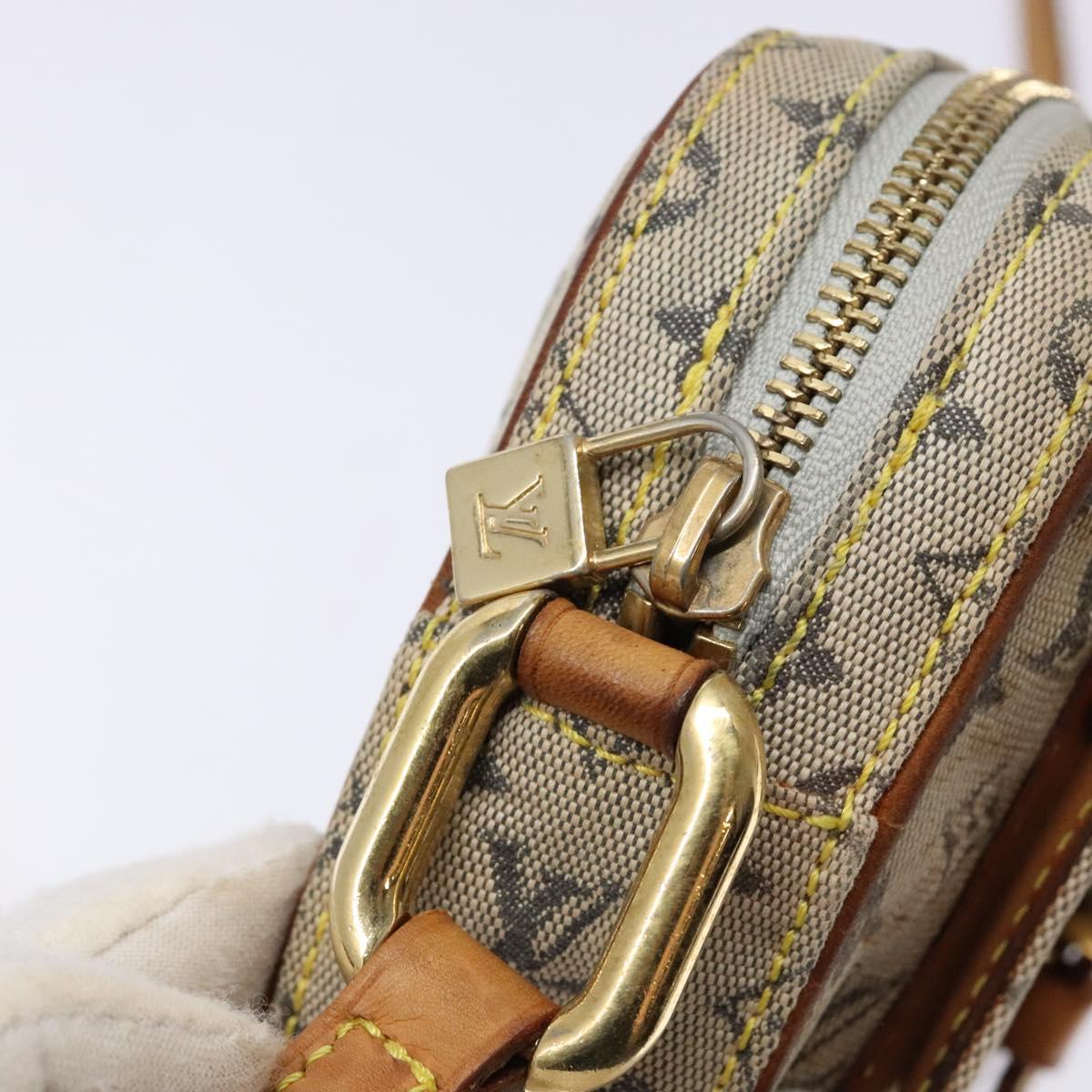 LOUIS VUITTON Monogram Mini Juliet MM Shoulder Bag Blue M92004 LV Auth bs28619