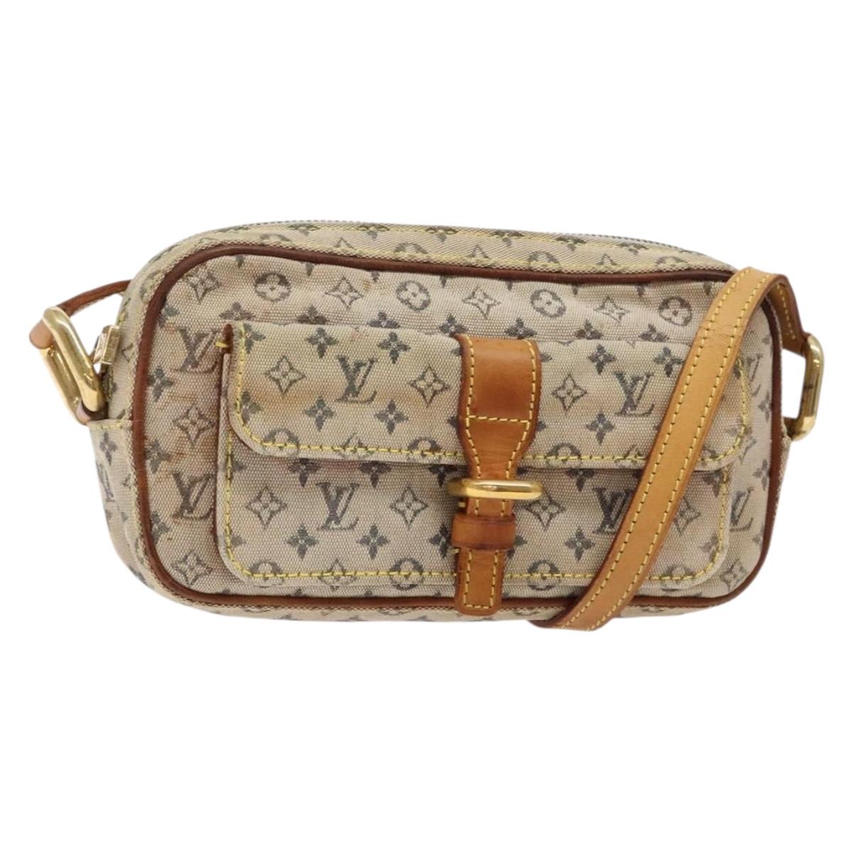 LOUIS VUITTON Monogram Mini Juliet MM Shoulder Bag Blue M92004 LV Auth bs28619