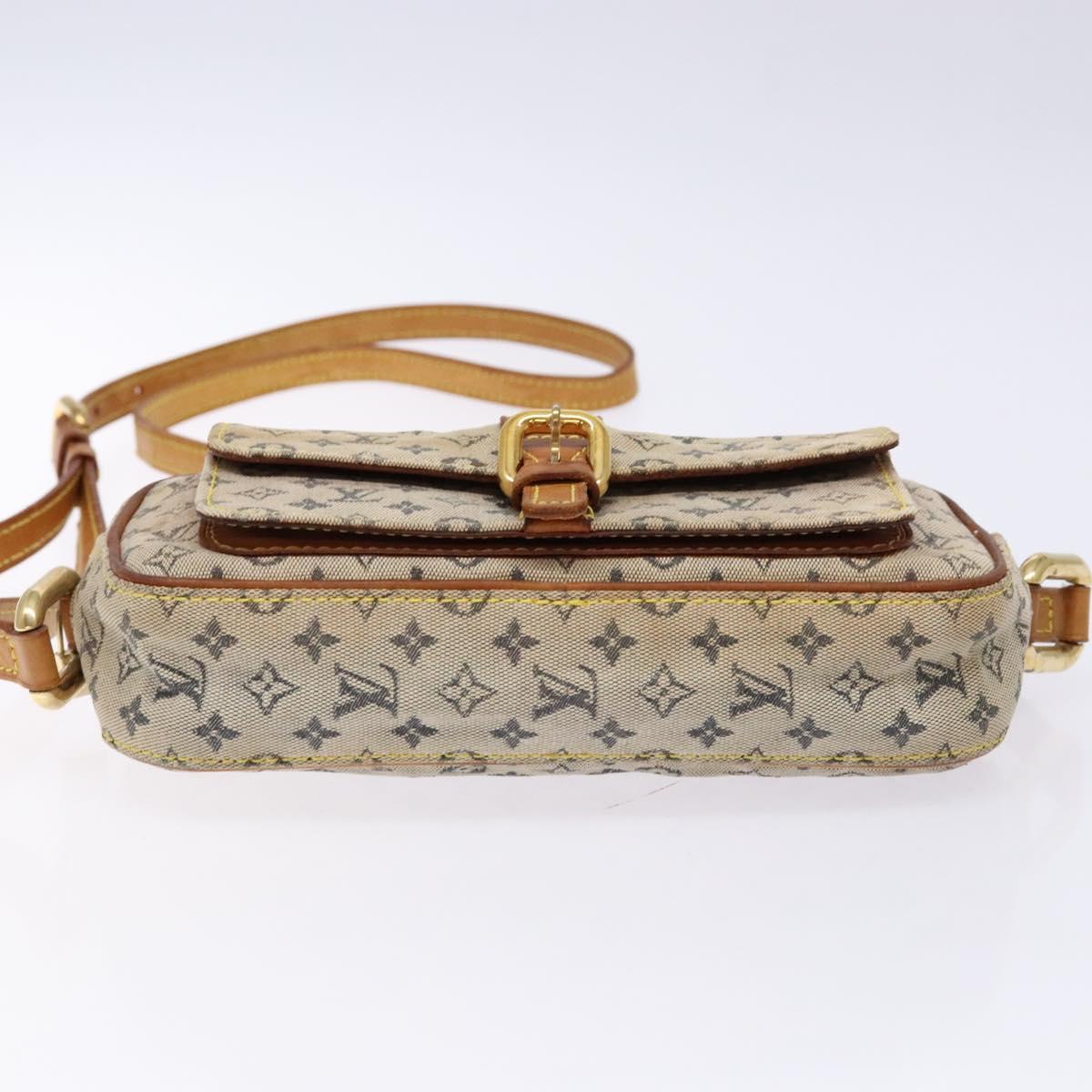 LOUIS VUITTON Monogram Mini Juliet MM Shoulder Bag Blue M92004 LV Auth bs28619