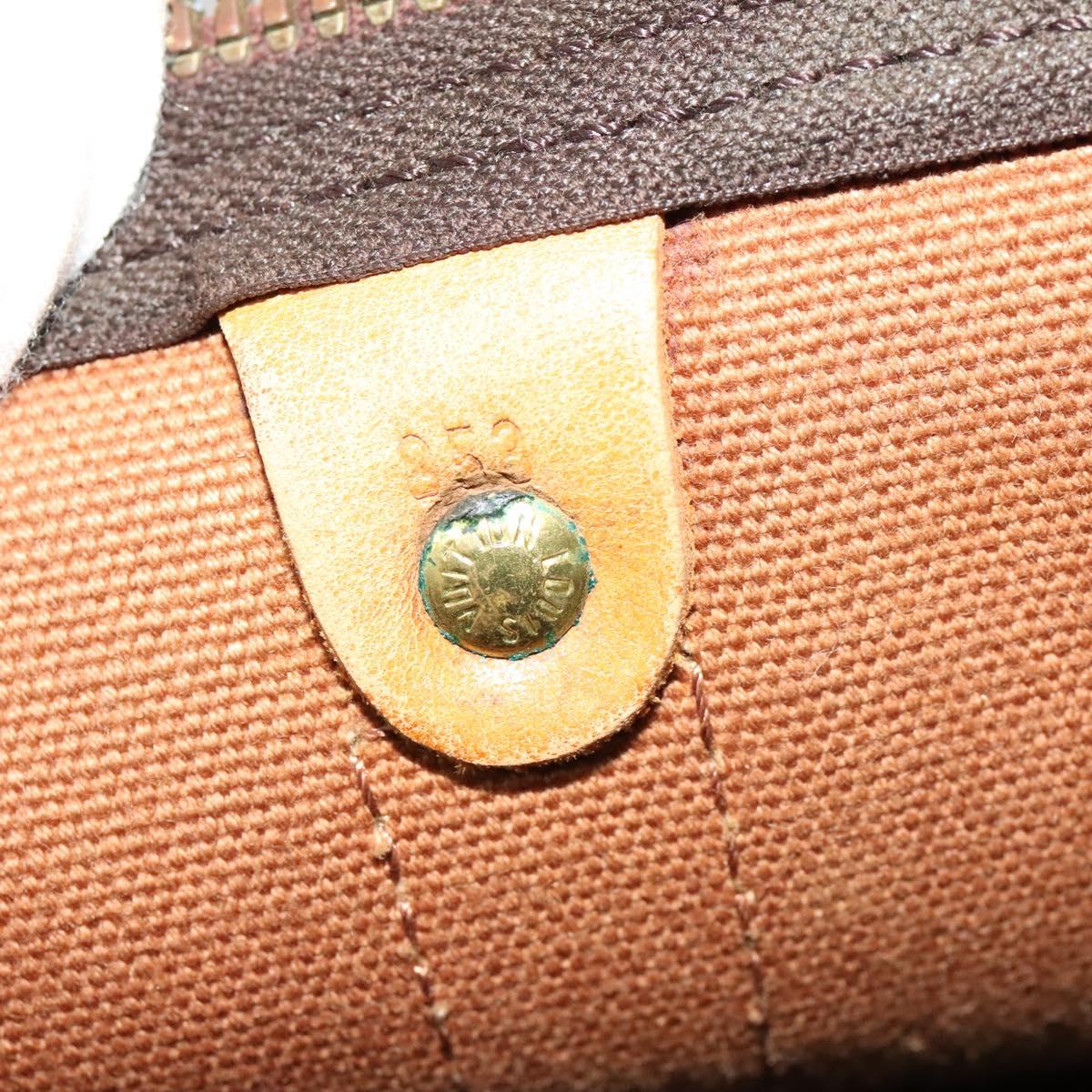 LOUIS VUITTON Monogram Keepall Bandouliere 60 Boston Bag M41412 LV Auth bs28623