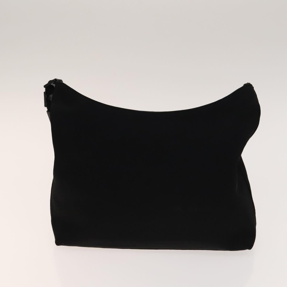 Salvatore Ferragamo Gancini Hand Bag Nylon PVC 3Set Black Pink Auth bs28716