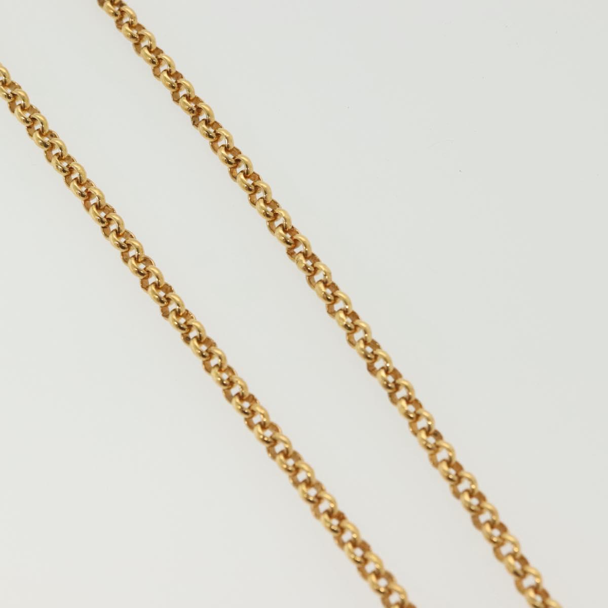 Salvatore Ferragamo Necklace metal Gold Auth bs28768
