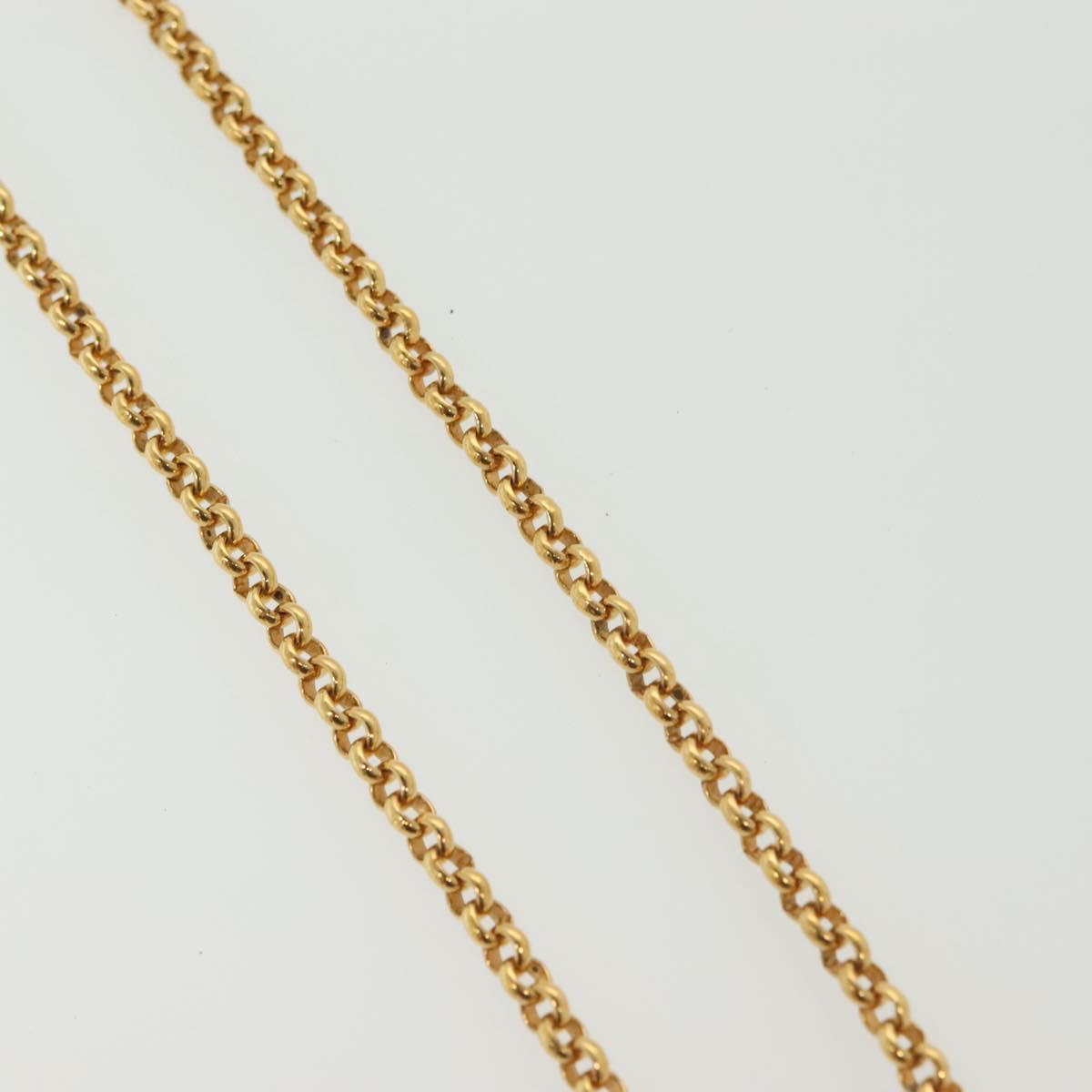 Salvatore Ferragamo Necklace metal Gold Auth bs28768