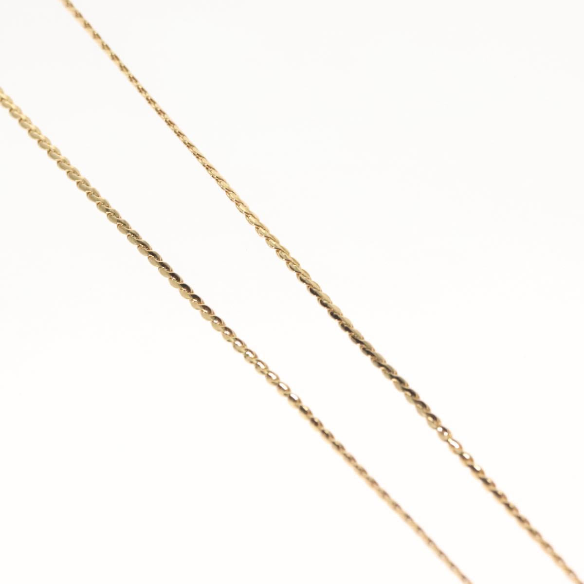 Christian Dior Necklace metal Gold Auth bs28769