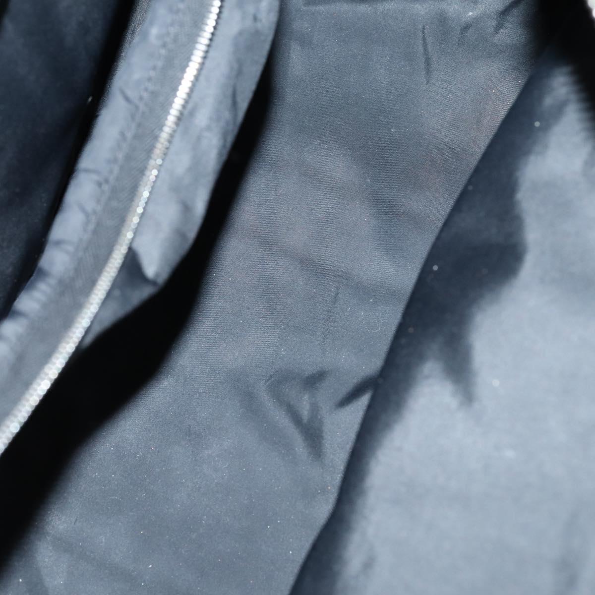 HERMES Tote Bag Canvas 2 Set Black Auth bs28801