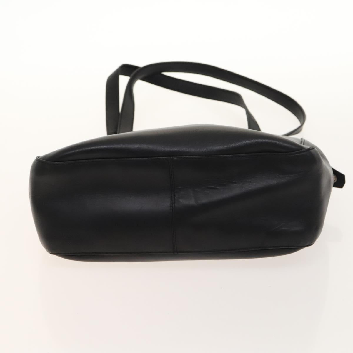 Salvatore Ferragamo Cartier Gancini Bag Leather 3 Set Black Auth bs28805