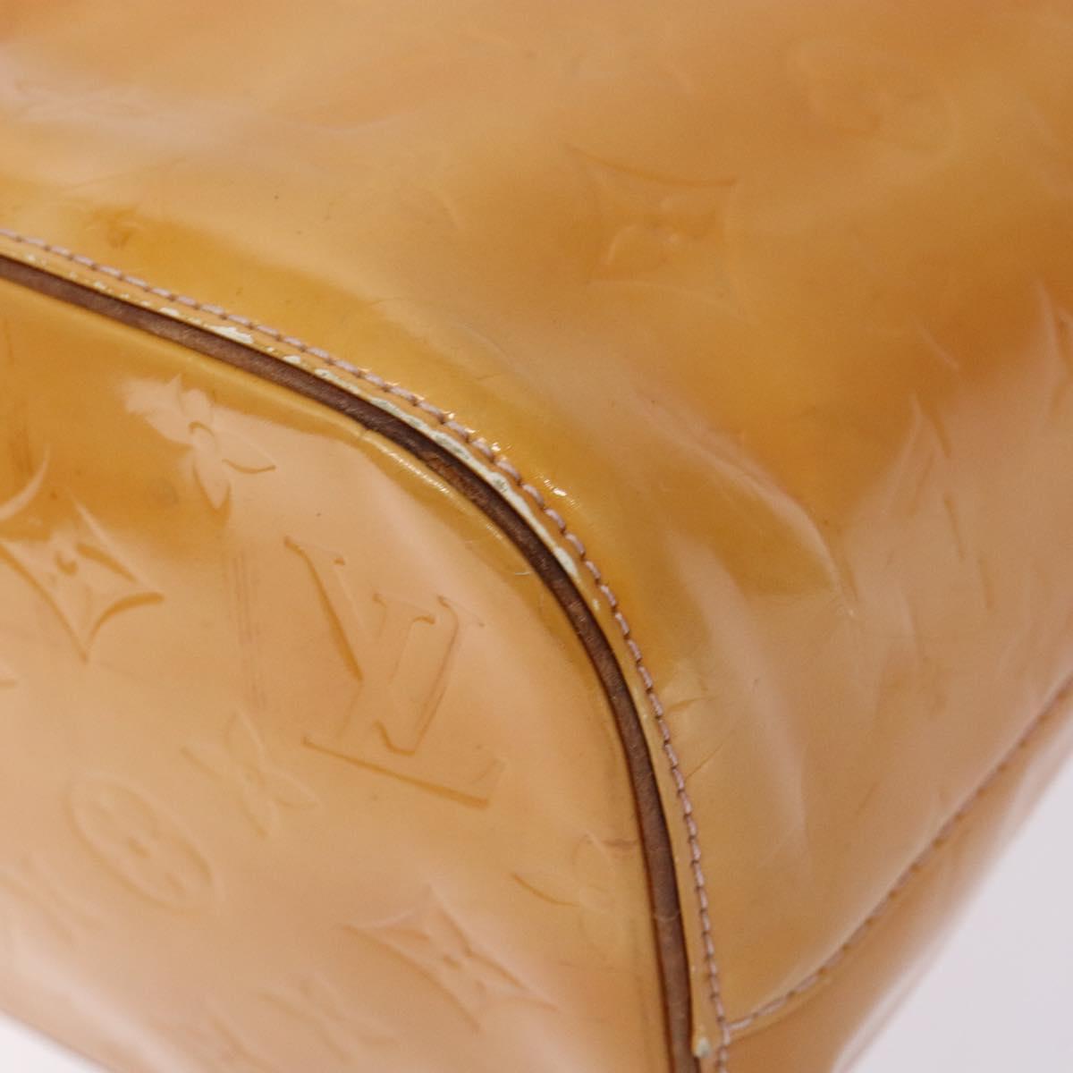 LOUIS VUITTON Monogram Vernis Houston Bag Marshmallow Pink M91302 Auth bs28810