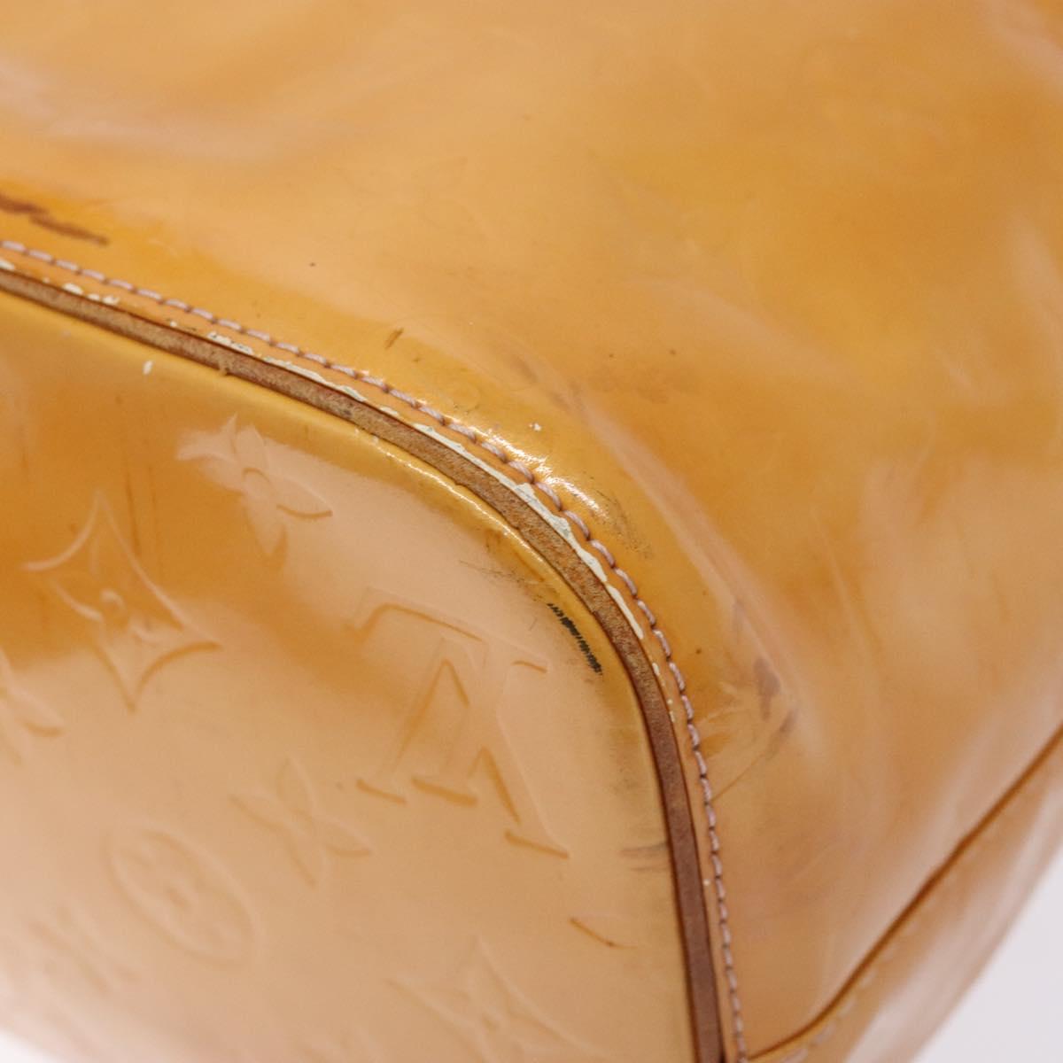 LOUIS VUITTON Monogram Vernis Houston Bag Marshmallow Pink M91302 Auth bs28810