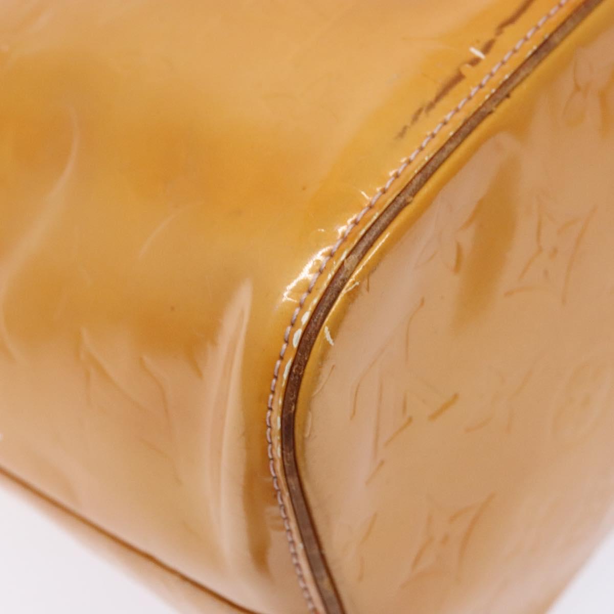 LOUIS VUITTON Monogram Vernis Houston Bag Marshmallow Pink M91302 Auth bs28810