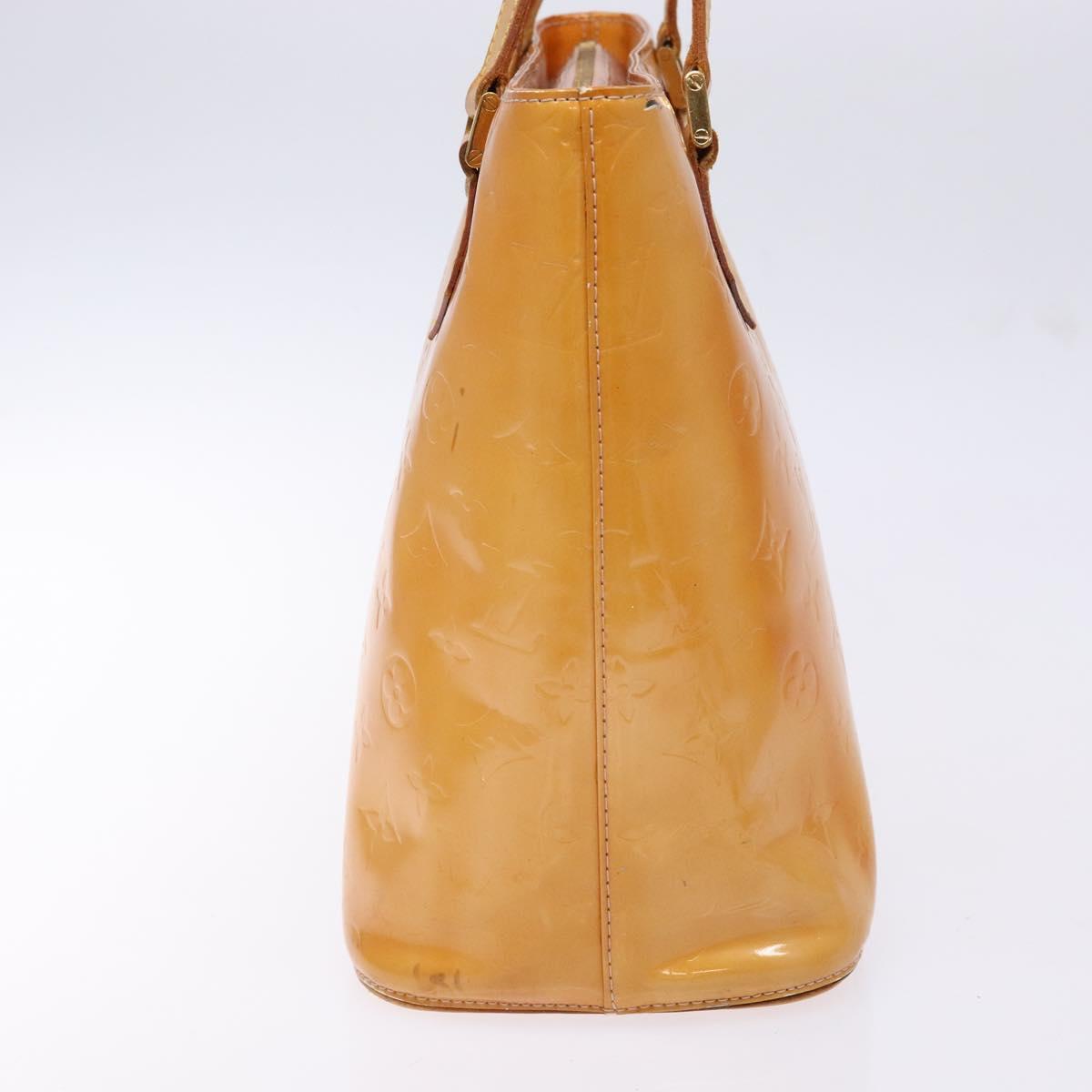 LOUIS VUITTON Monogram Vernis Houston Bag Marshmallow Pink M91302 Auth bs28810