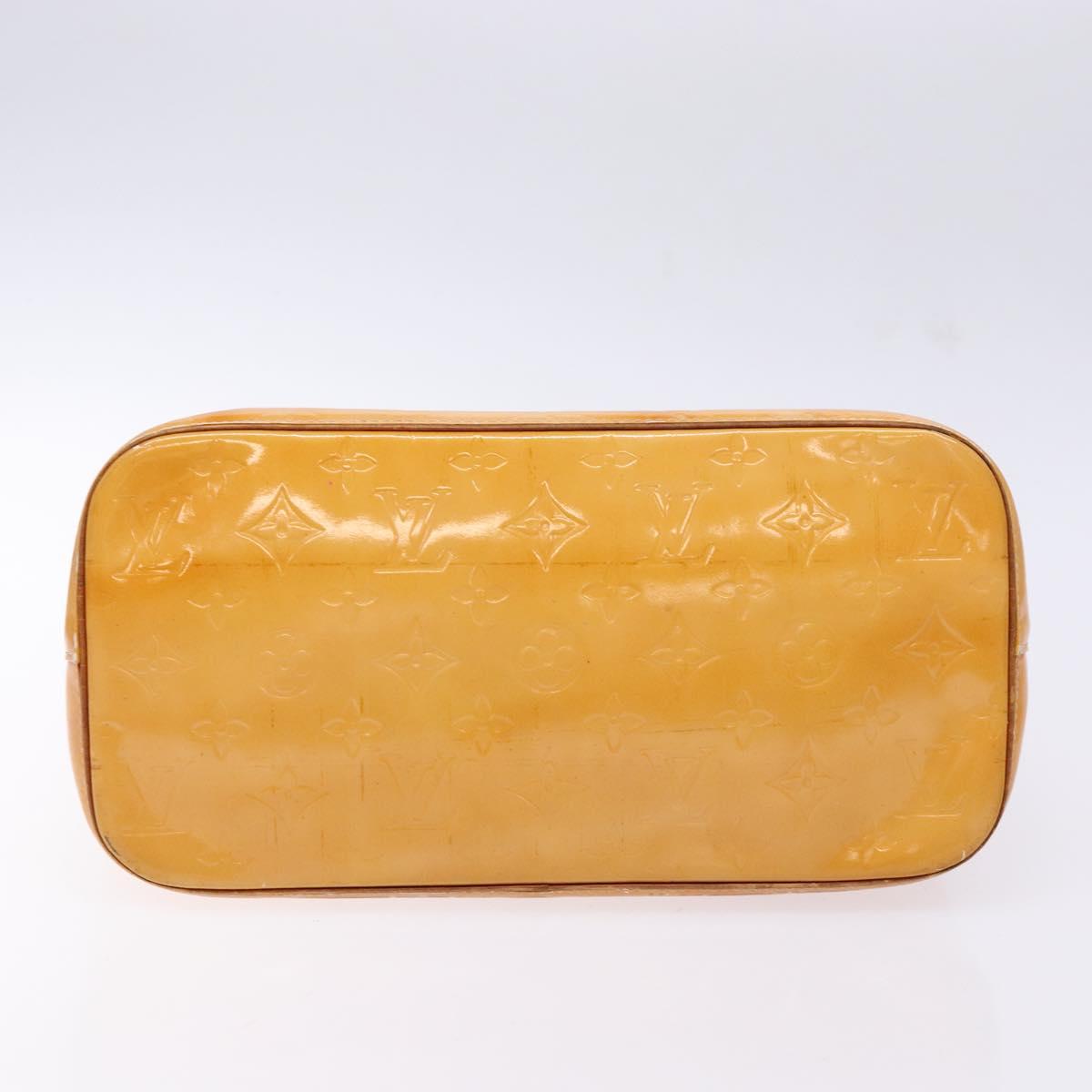 LOUIS VUITTON Monogram Vernis Houston Bag Marshmallow Pink M91302 Auth bs28810