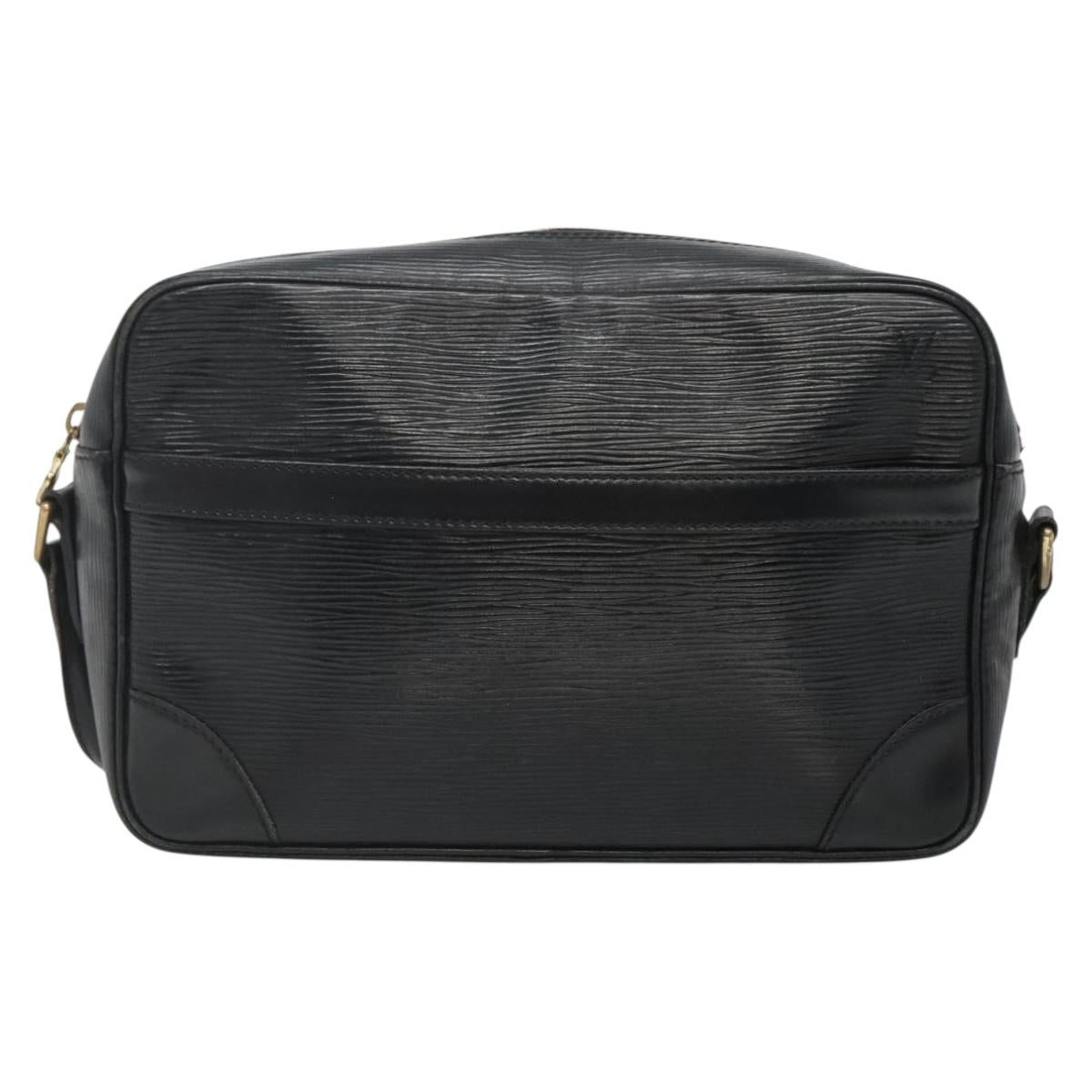 LOUIS VUITTON Epi Trocadero 27 Shoulder Bag Black M52312 LV Auth bs28813