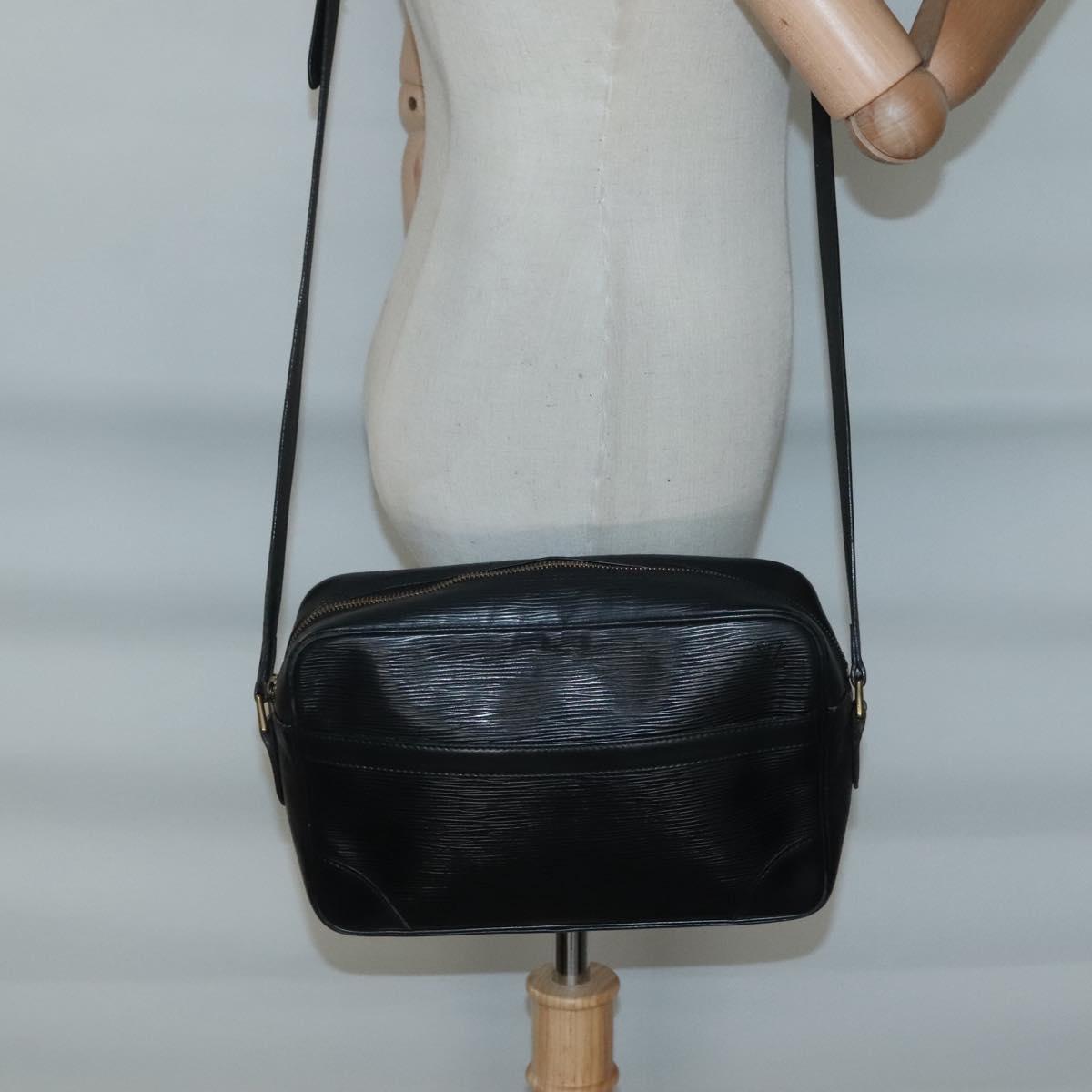 LOUIS VUITTON Epi Trocadero 27 Shoulder Bag Black M52312 LV Auth bs28813