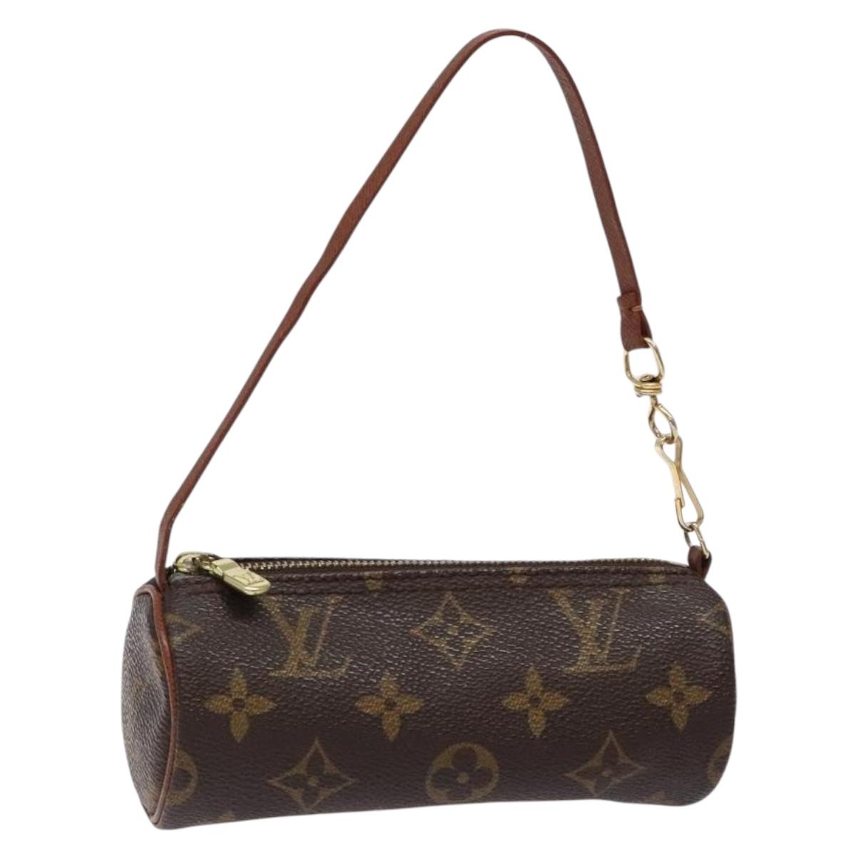 LOUIS VUITTON Monogram Papillon Pouch LV Auth bs28817