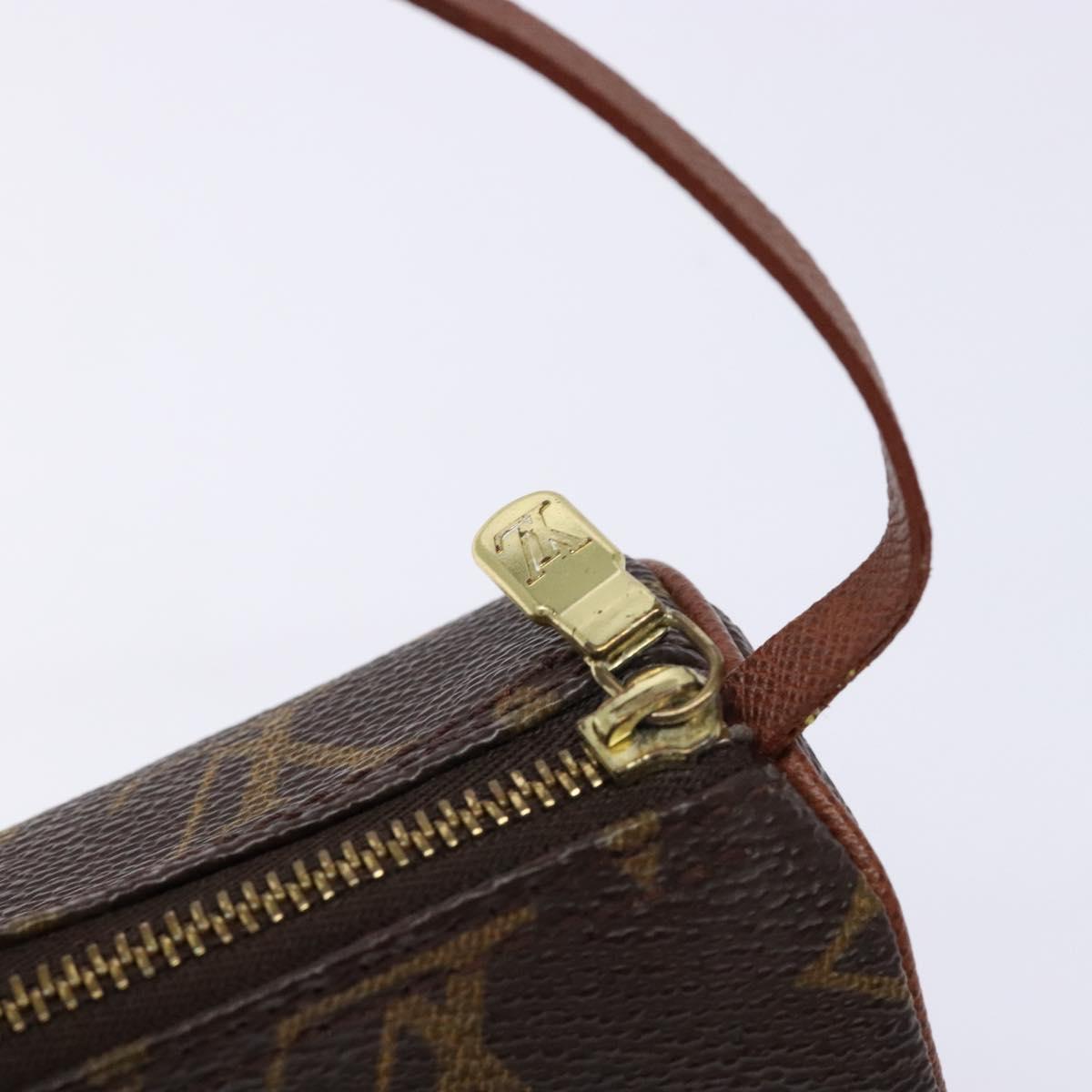 LOUIS VUITTON Monogram Papillon Pouch LV Auth bs28817