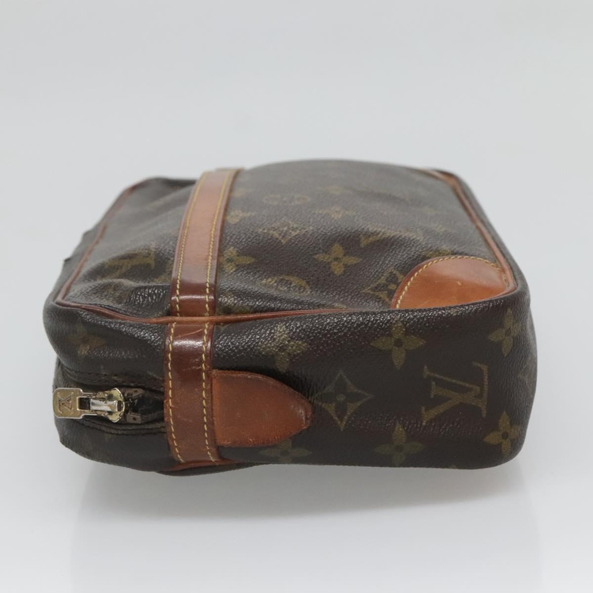 LOUIS VUITTON Monogram Compiegne 28 Clutch Bag M51845 LV Auth bs28819