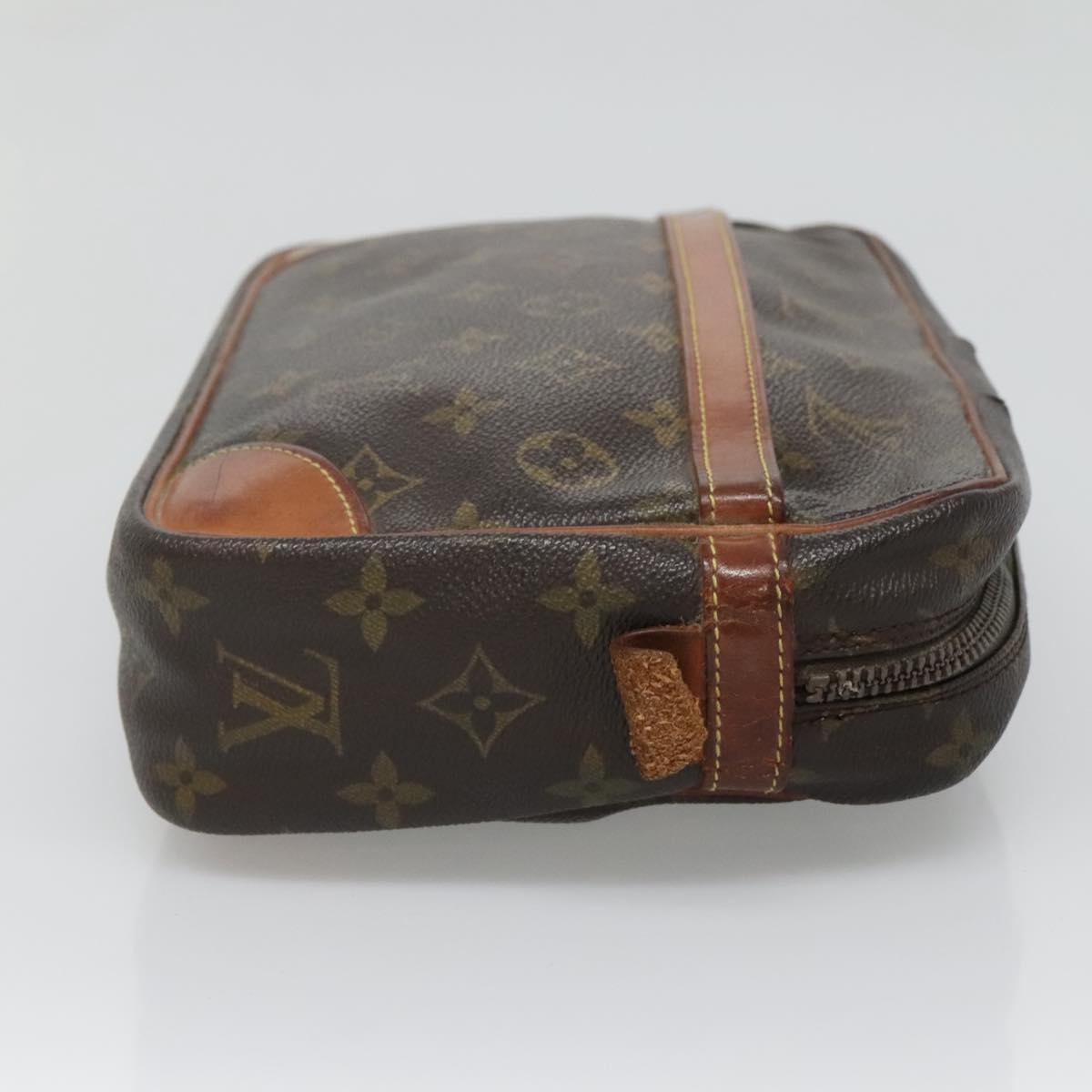 LOUIS VUITTON Monogram Compiegne 28 Clutch Bag M51845 LV Auth bs28819