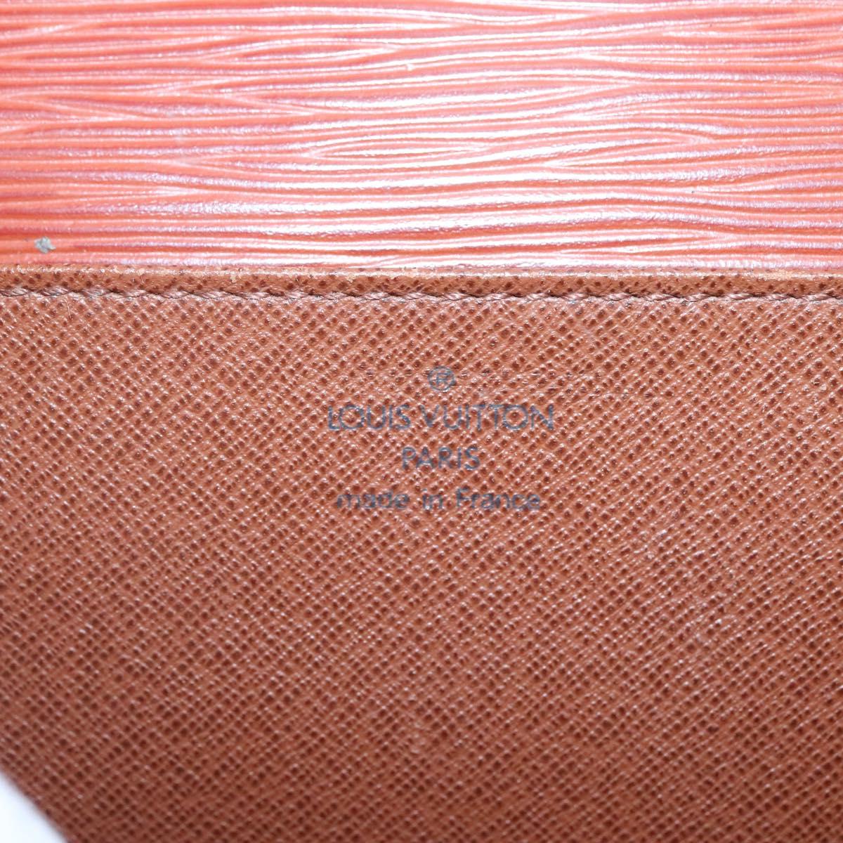 LOUIS VUITTON Epi Serviette Conseiller Briefcase Brown M54423 LV Auth bs28836