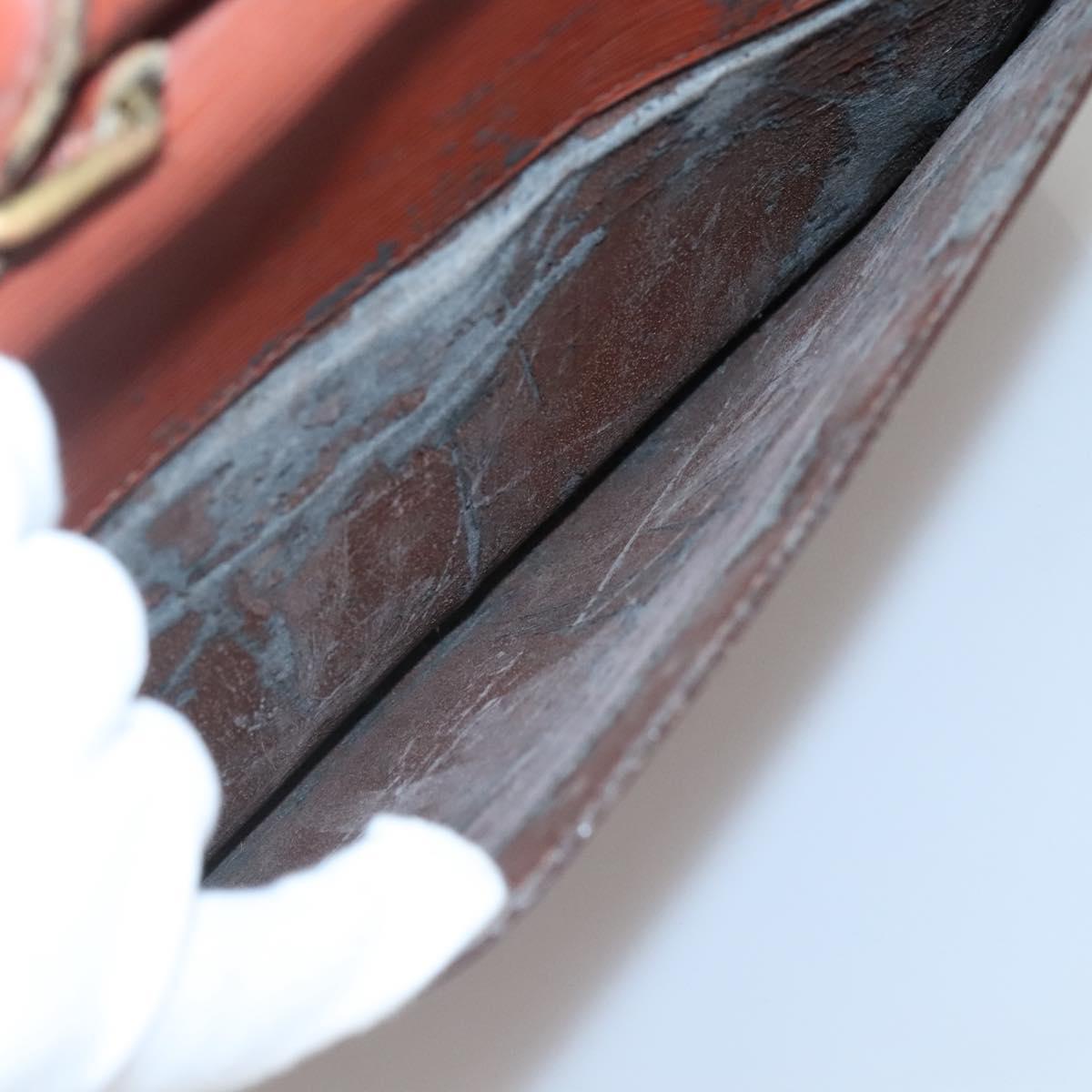 LOUIS VUITTON Epi Serviette Conseiller Briefcase Brown M54423 LV Auth bs28836