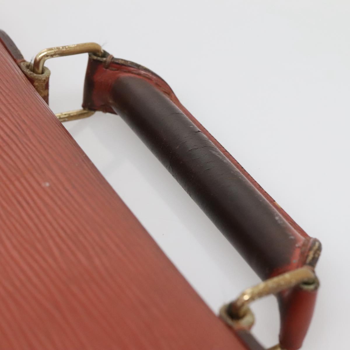 LOUIS VUITTON Epi Serviette Conseiller Briefcase Brown M54423 LV Auth bs28836