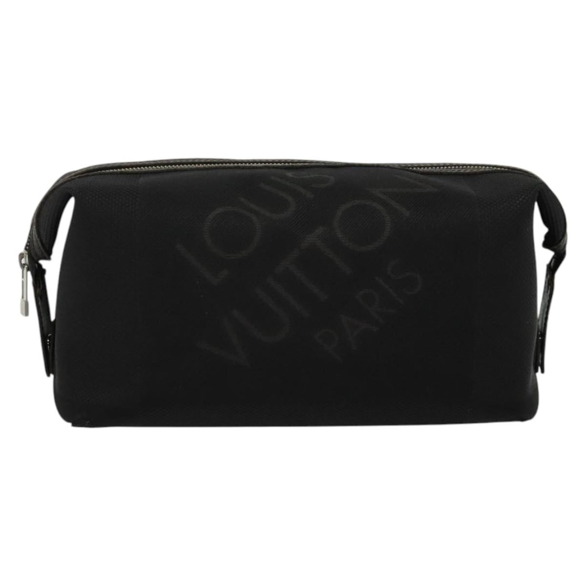 LOUIS VUITTON Damier Geant Trousse Albatross Bag Black Noir M93091 Auth bs28837