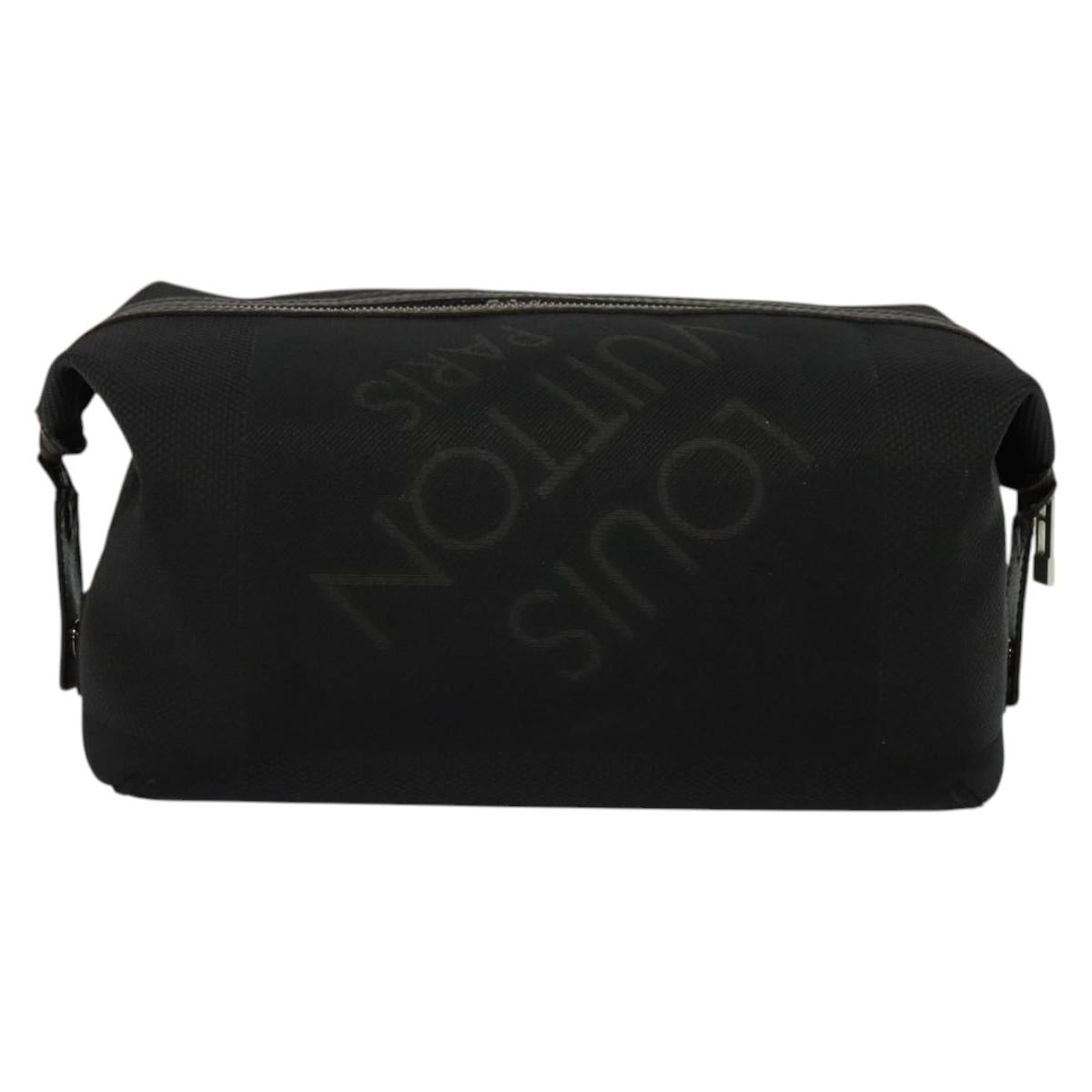 LOUIS VUITTON Damier Geant Trousse Albatross Bag Black Noir M93091 Auth bs28837