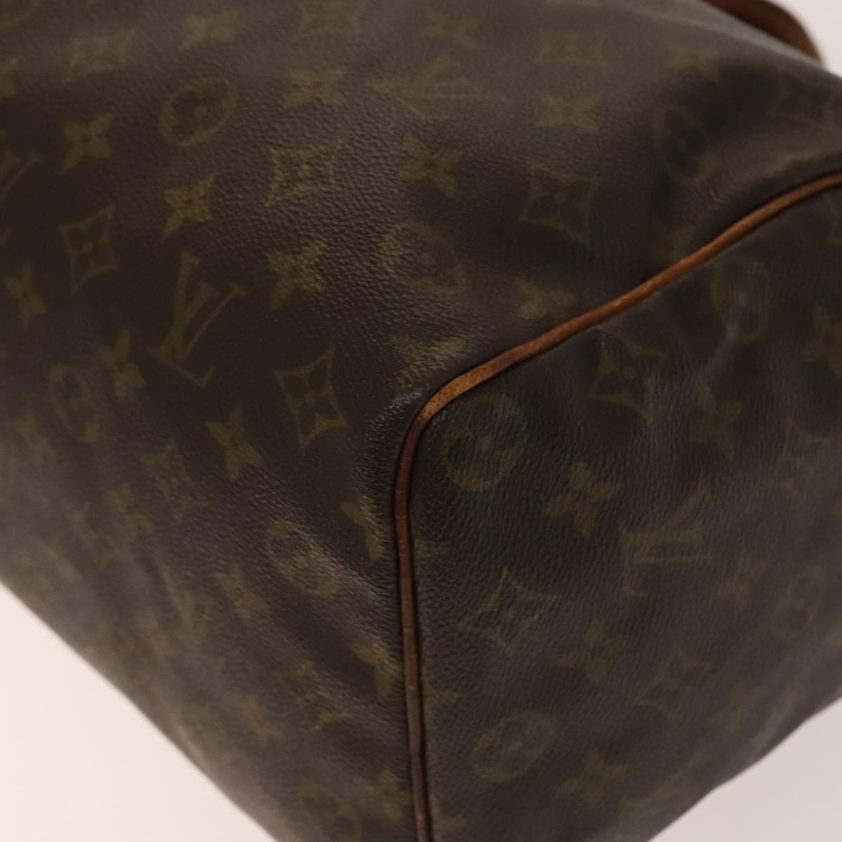 LOUIS VUITTON Monogram Speedy 35 Hand Bag M41524 LV Auth bs28844