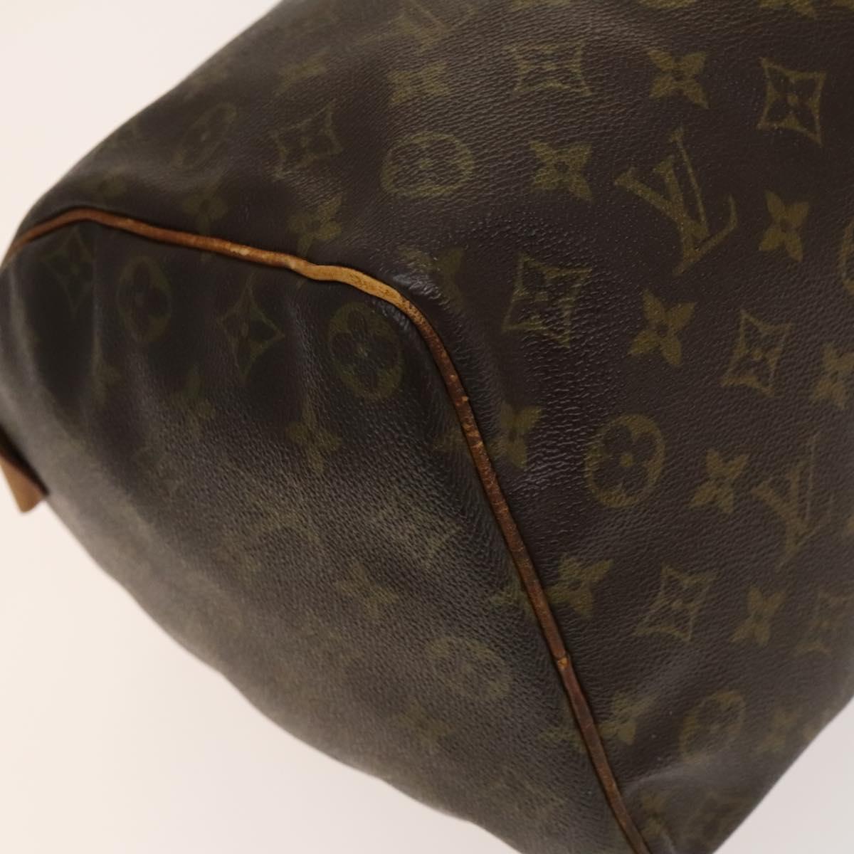 LOUIS VUITTON Monogram Speedy 35 Hand Bag M41524 LV Auth bs28844