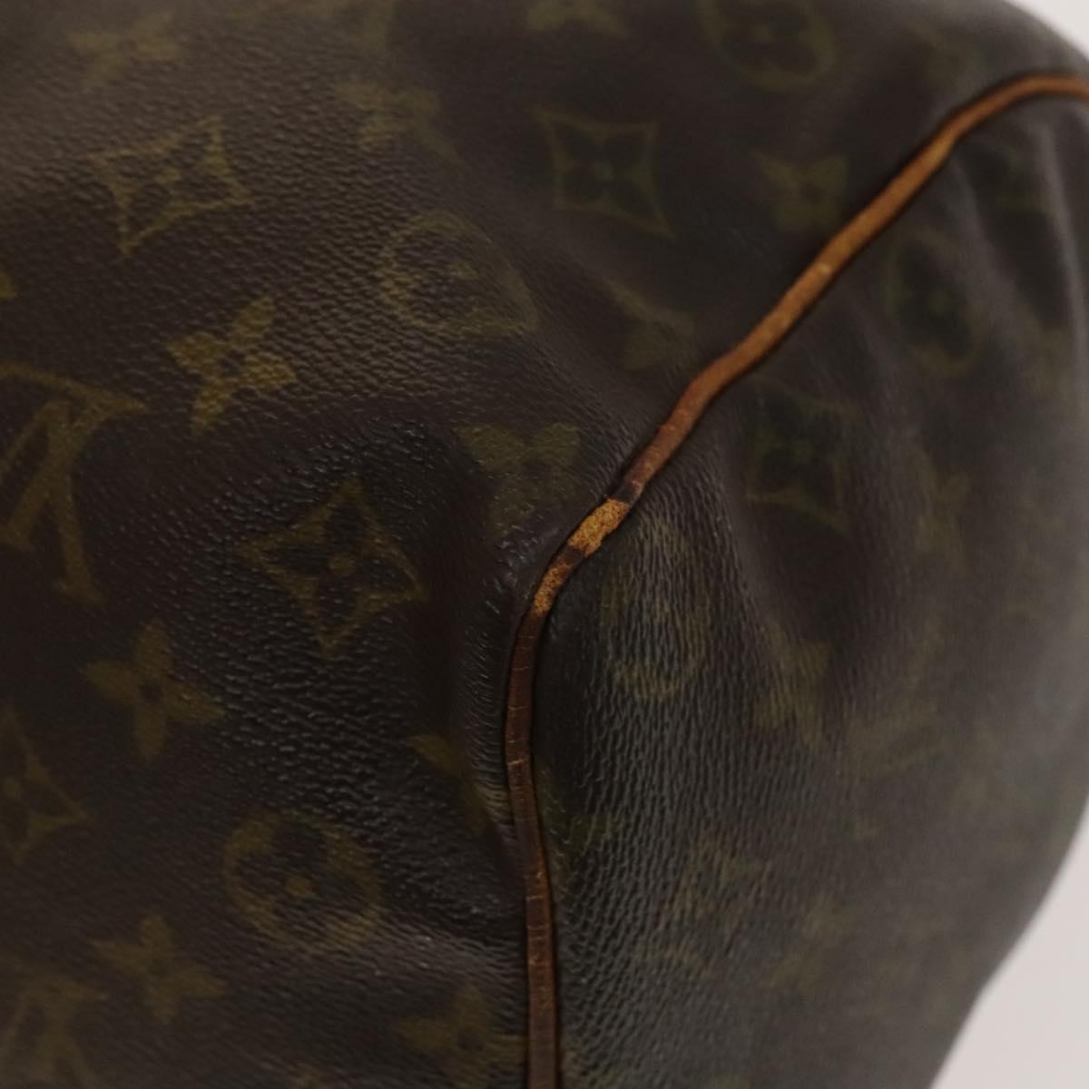 LOUIS VUITTON Monogram Speedy 35 Hand Bag M41524 LV Auth bs28844